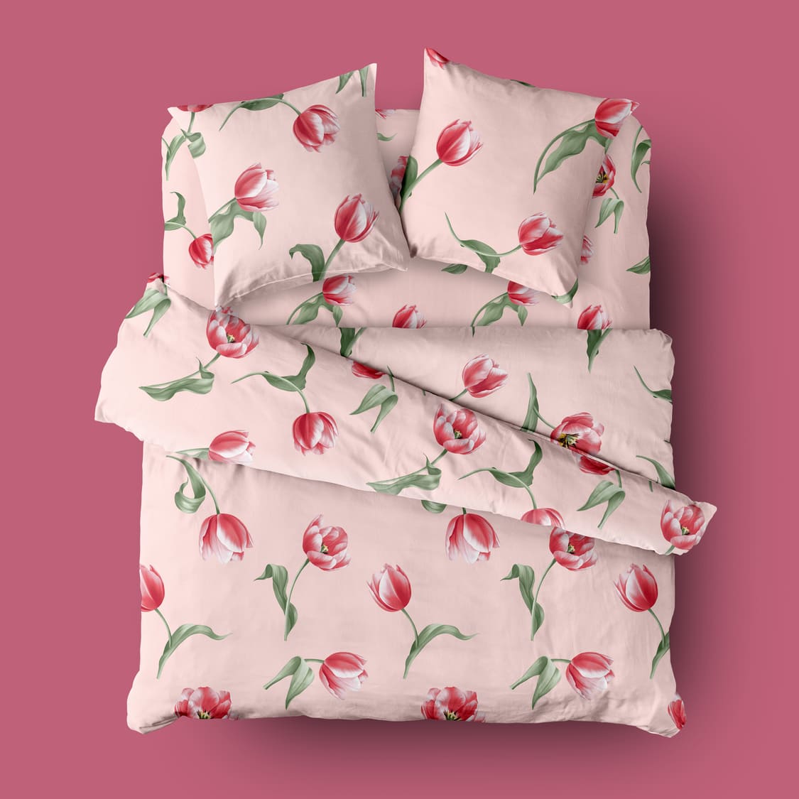 Постельное бельё Mia Cara Тюльпаны 0