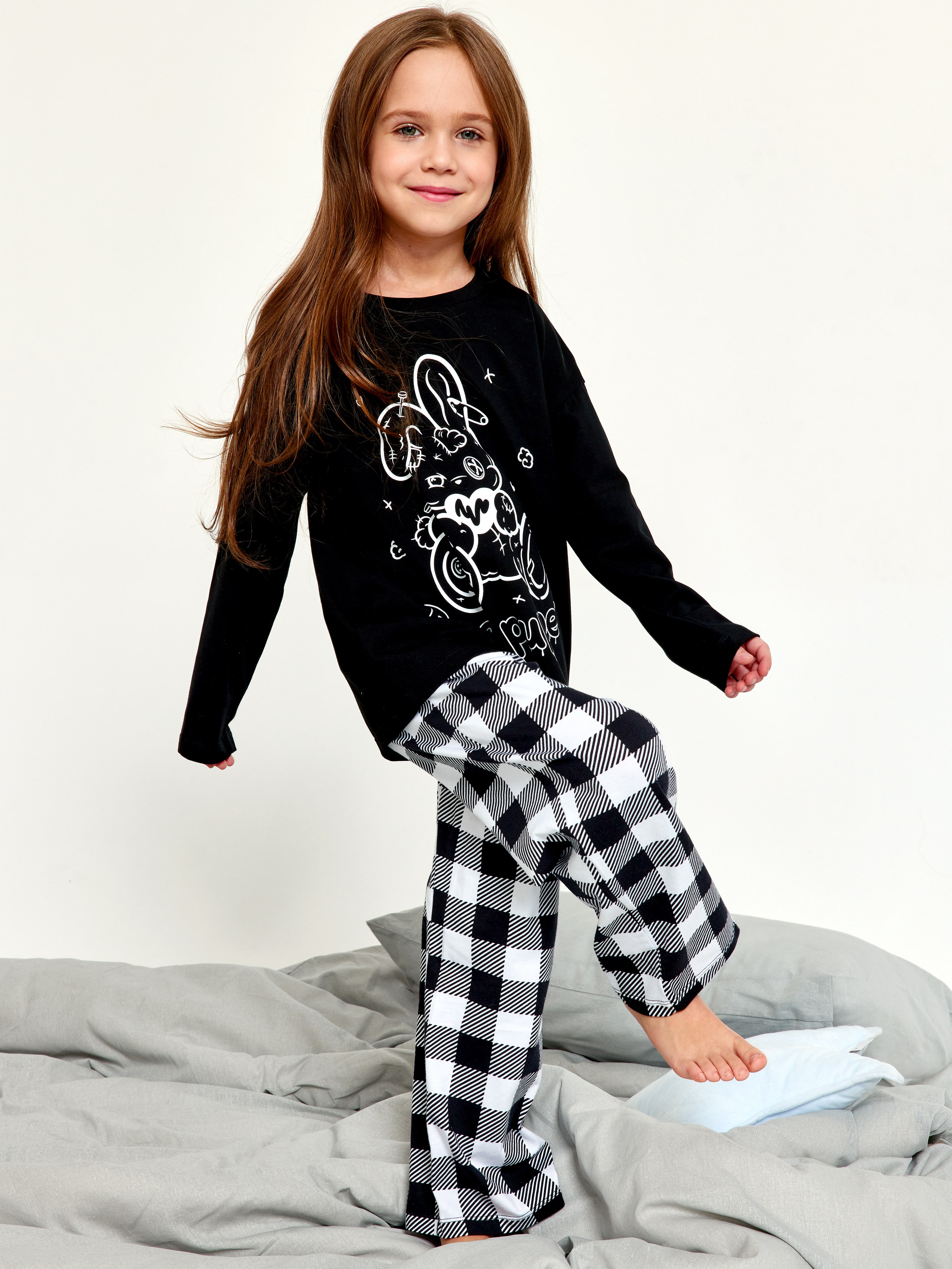 Пижама Juno Клетка 2