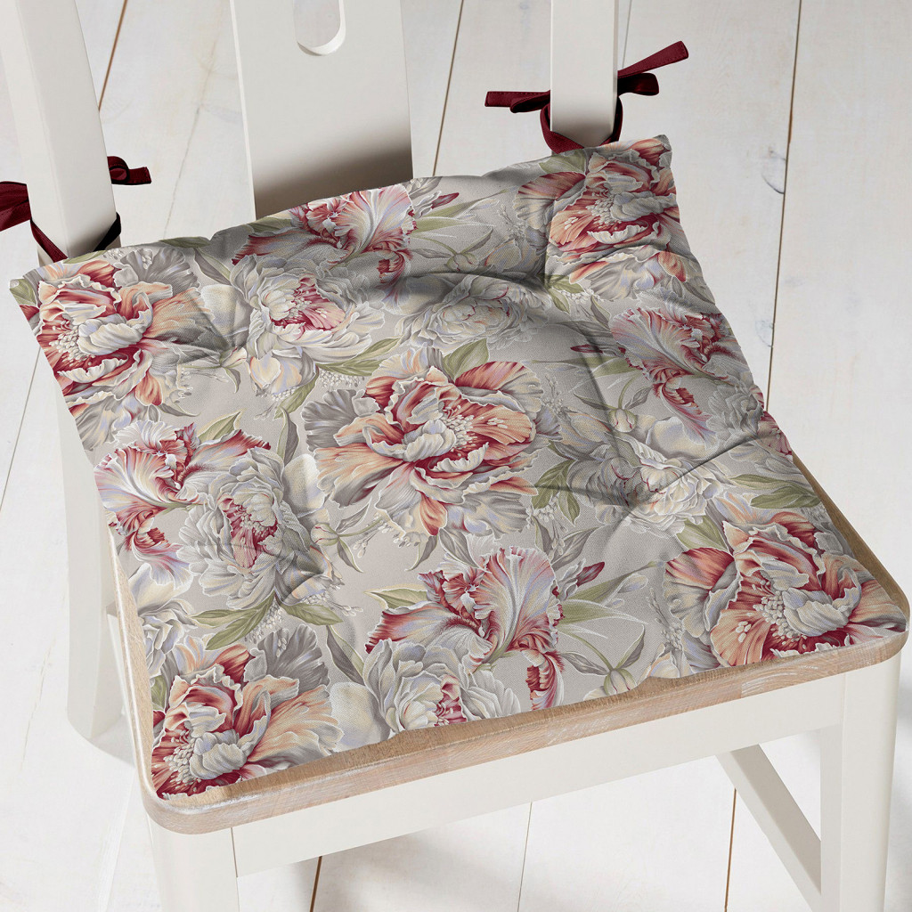 Комплект подушек на стул с тафтингом "Душистый пион", Mia Cara 3