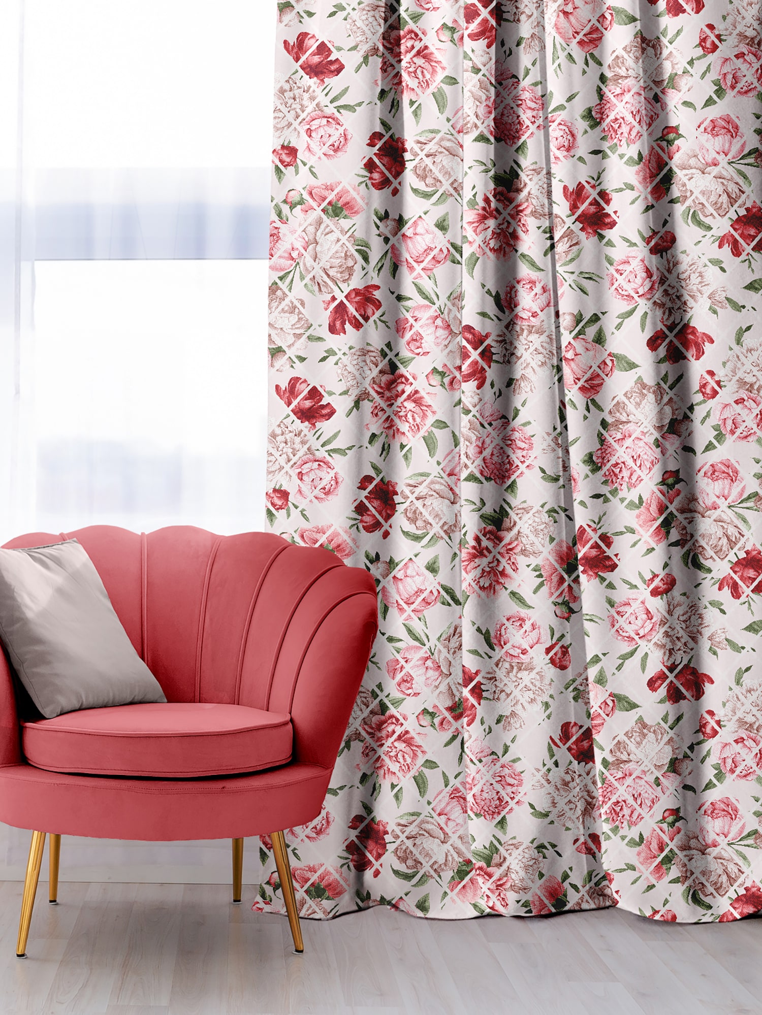 Штора Mia Cara Scarlet 0