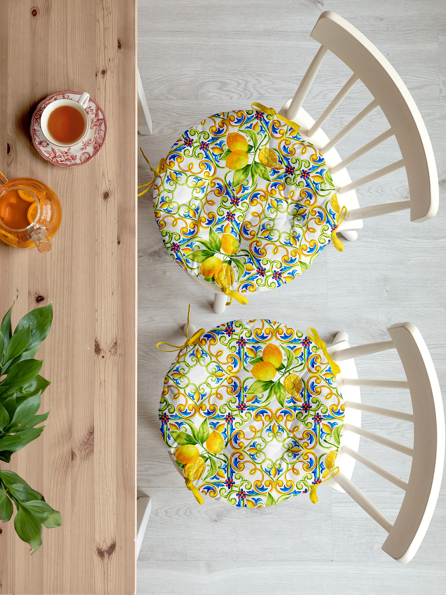 Комплект подушек на стул "Lemonade", Mia Cara 1