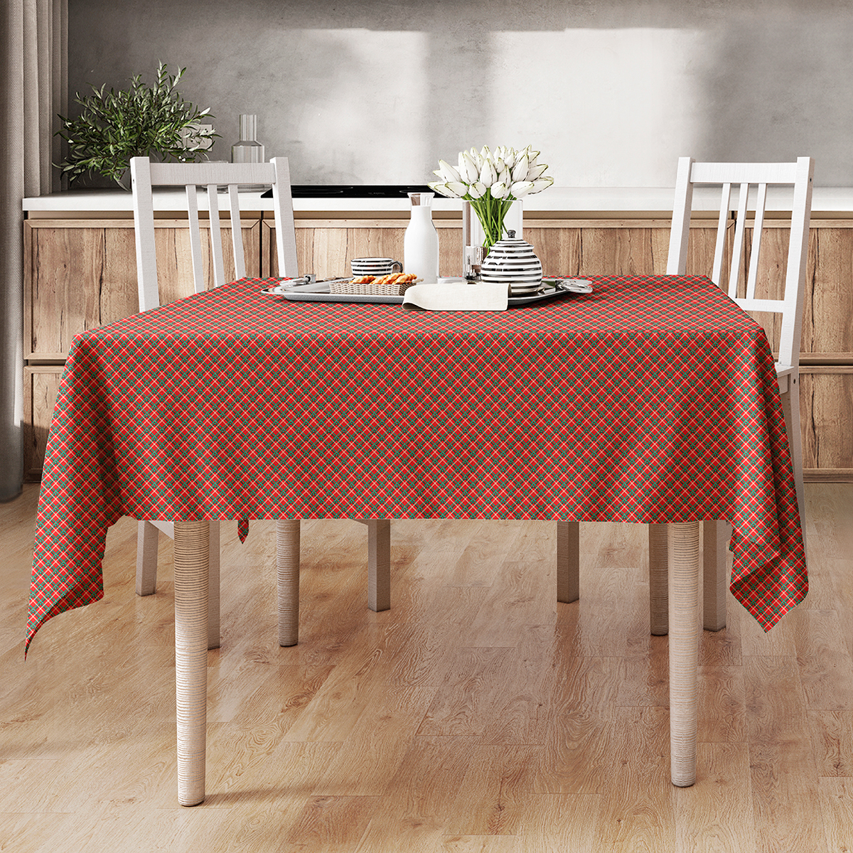 Скатерть Fine Line Шотландка 1