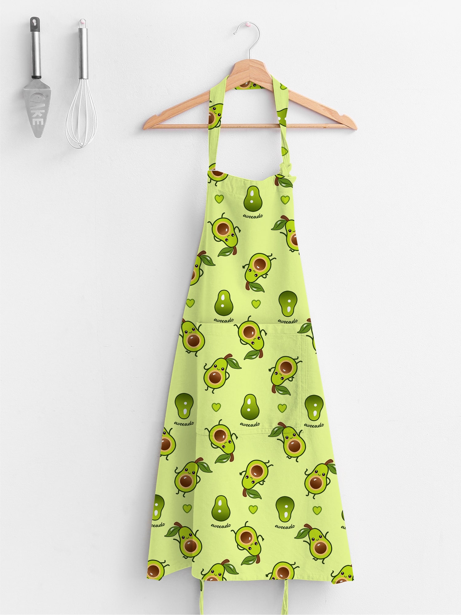 Фартук с карманом Crazy Getup Avocado 1