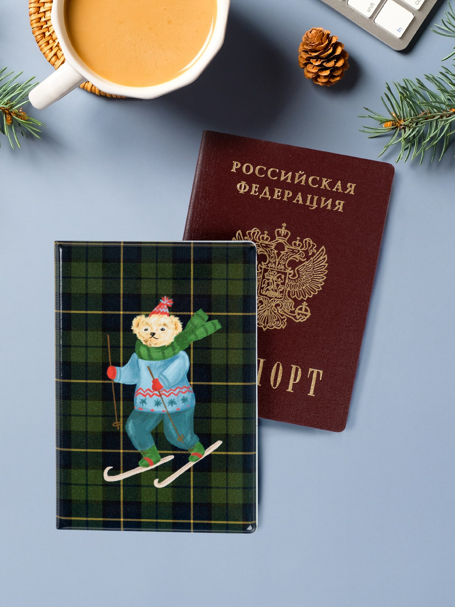 Обложка для паспорта "Mia Cara" Bear 5