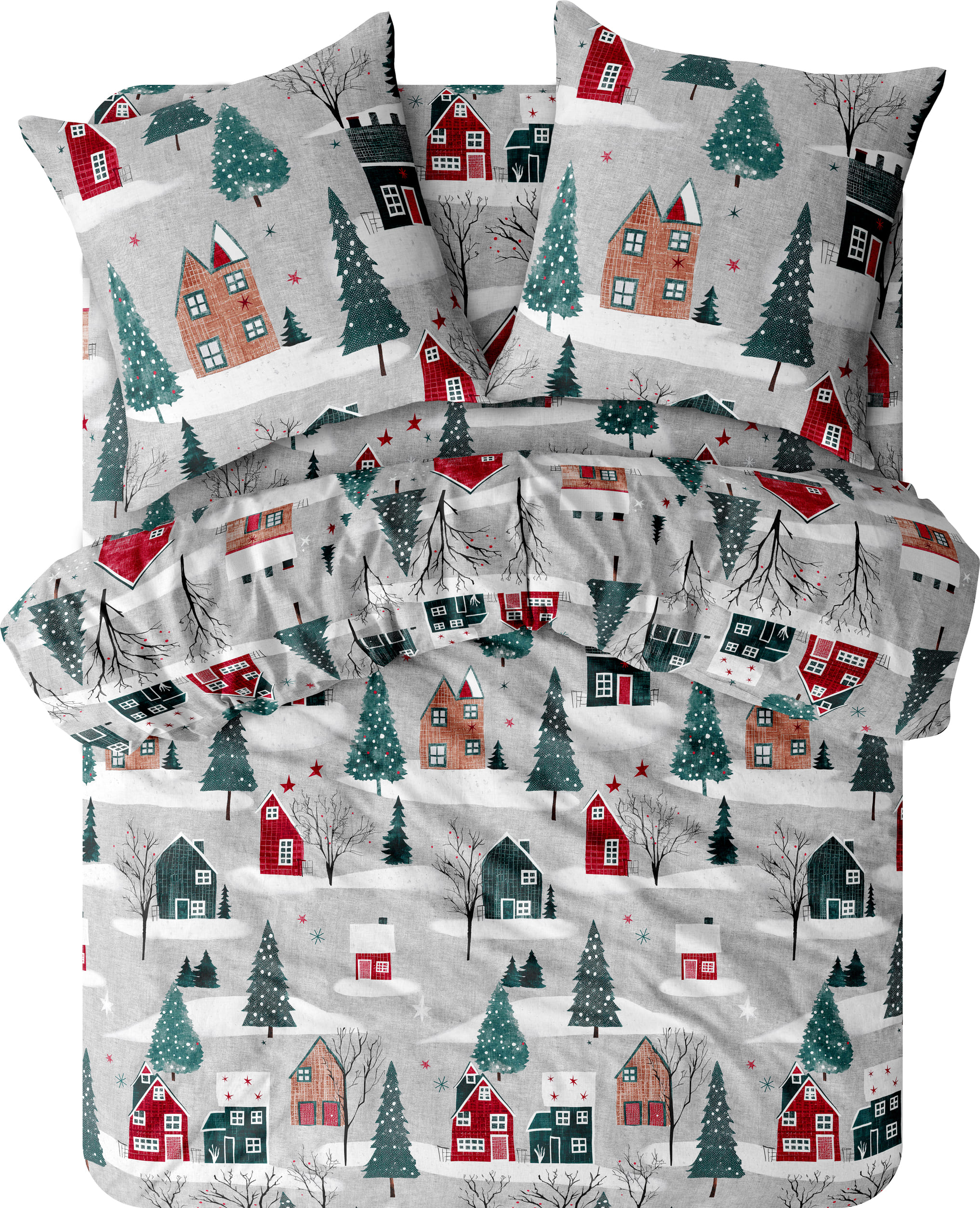 Постельное бельё Флоранс Снежный город 1