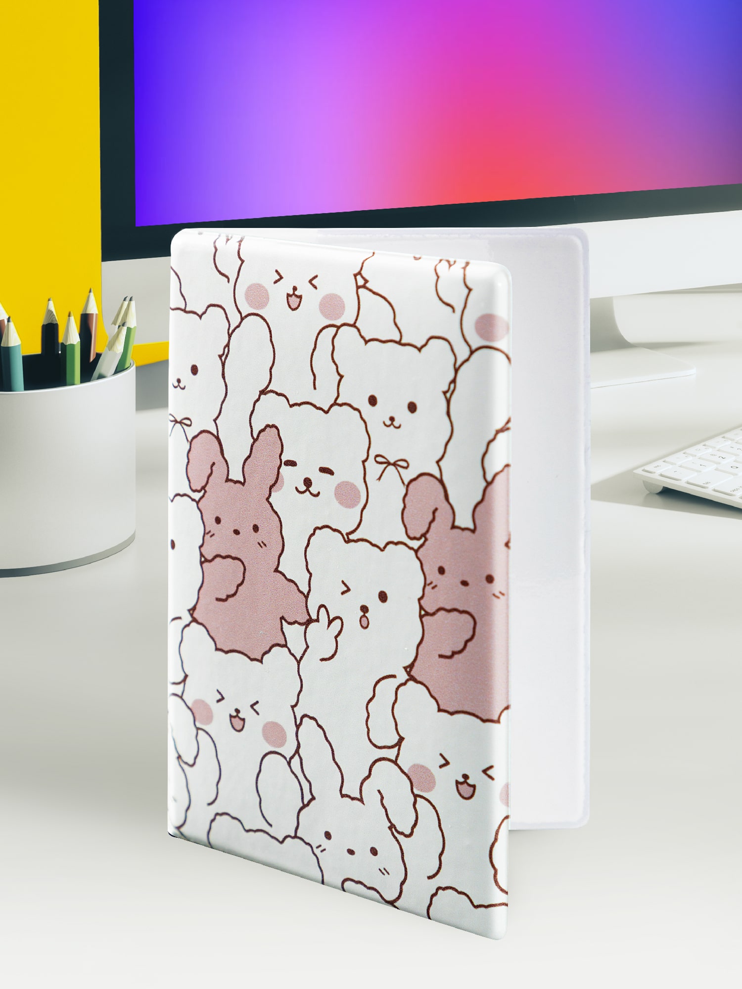 Обложка для паспорта Crazy Getup Cuties 1