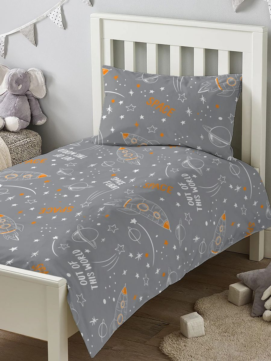 Постельное бельё Juno Space grey 1