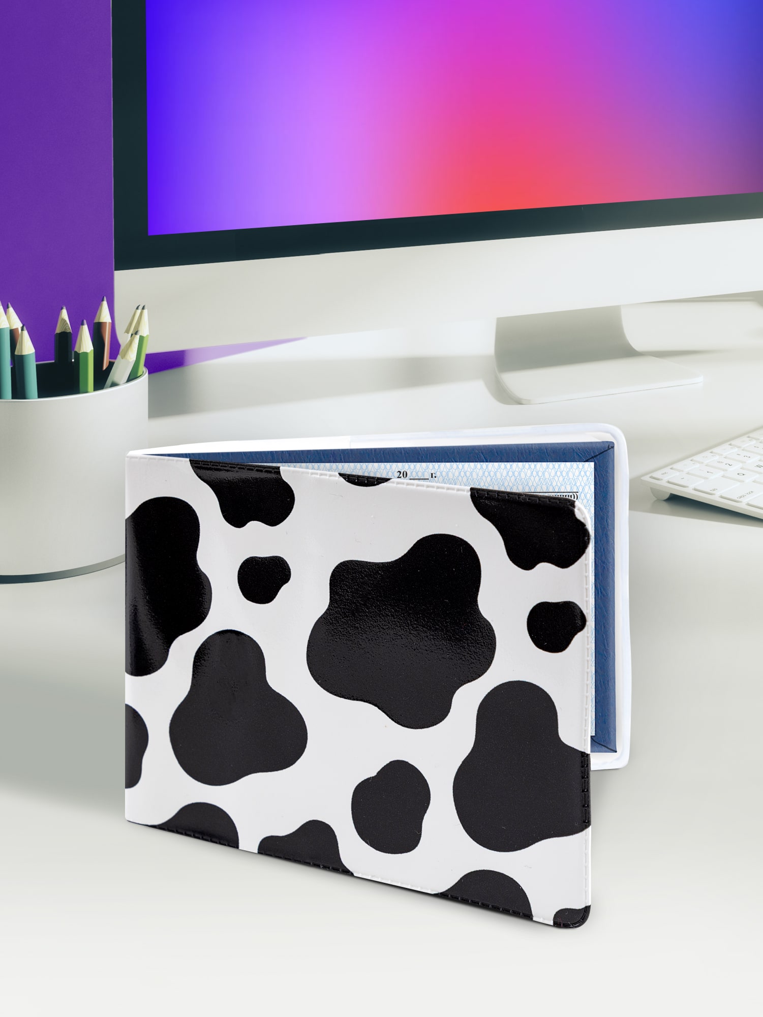 Обложка для студенческого билета "Crazy Getup"  Cow 2