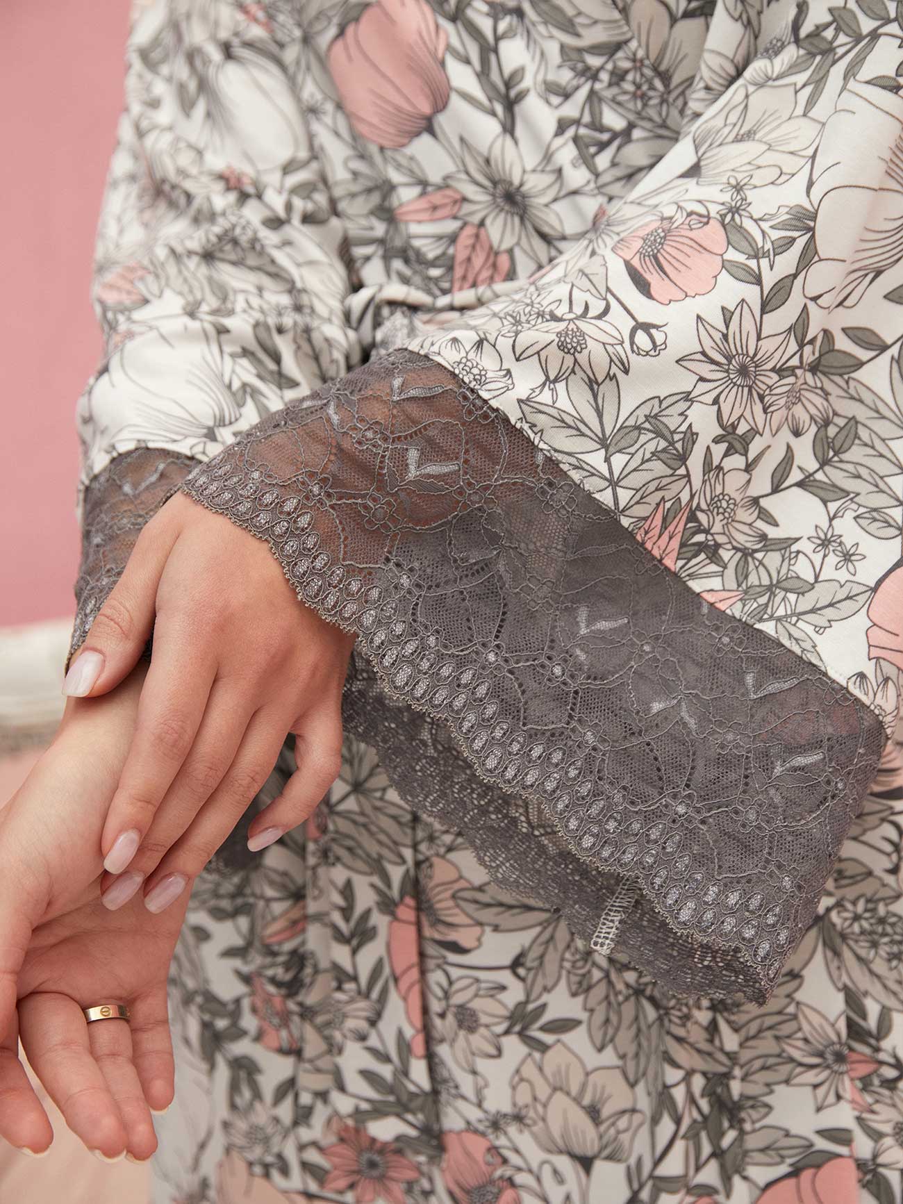 Халат Jardin eveille  Цветы, Mia Cara 4