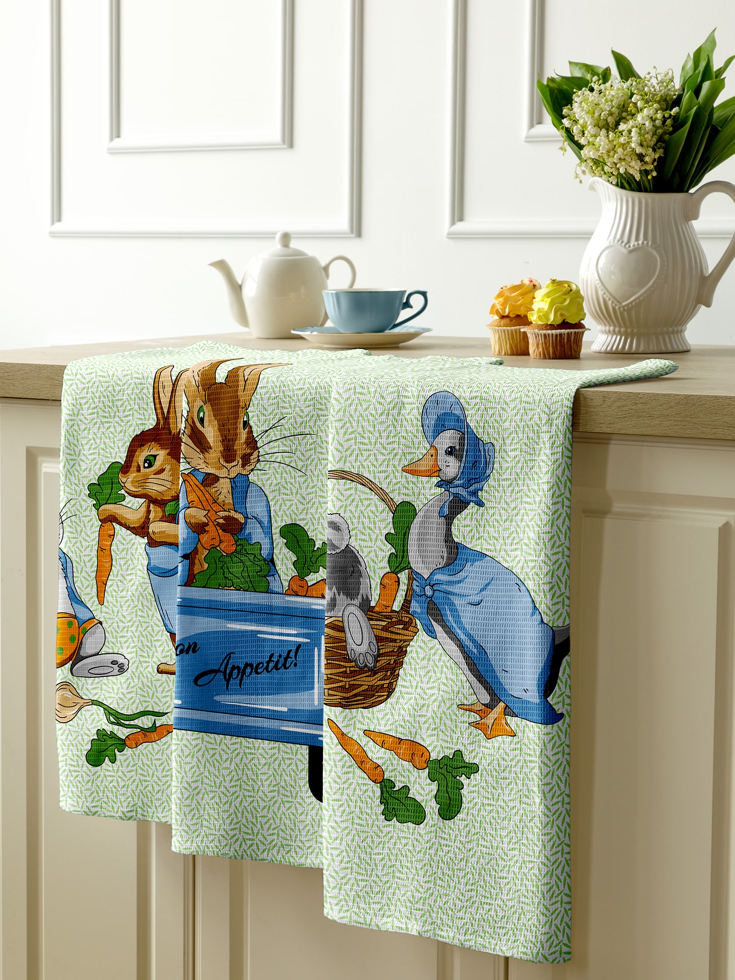 Комплект полотенец Mia Cara Garden bunny 0