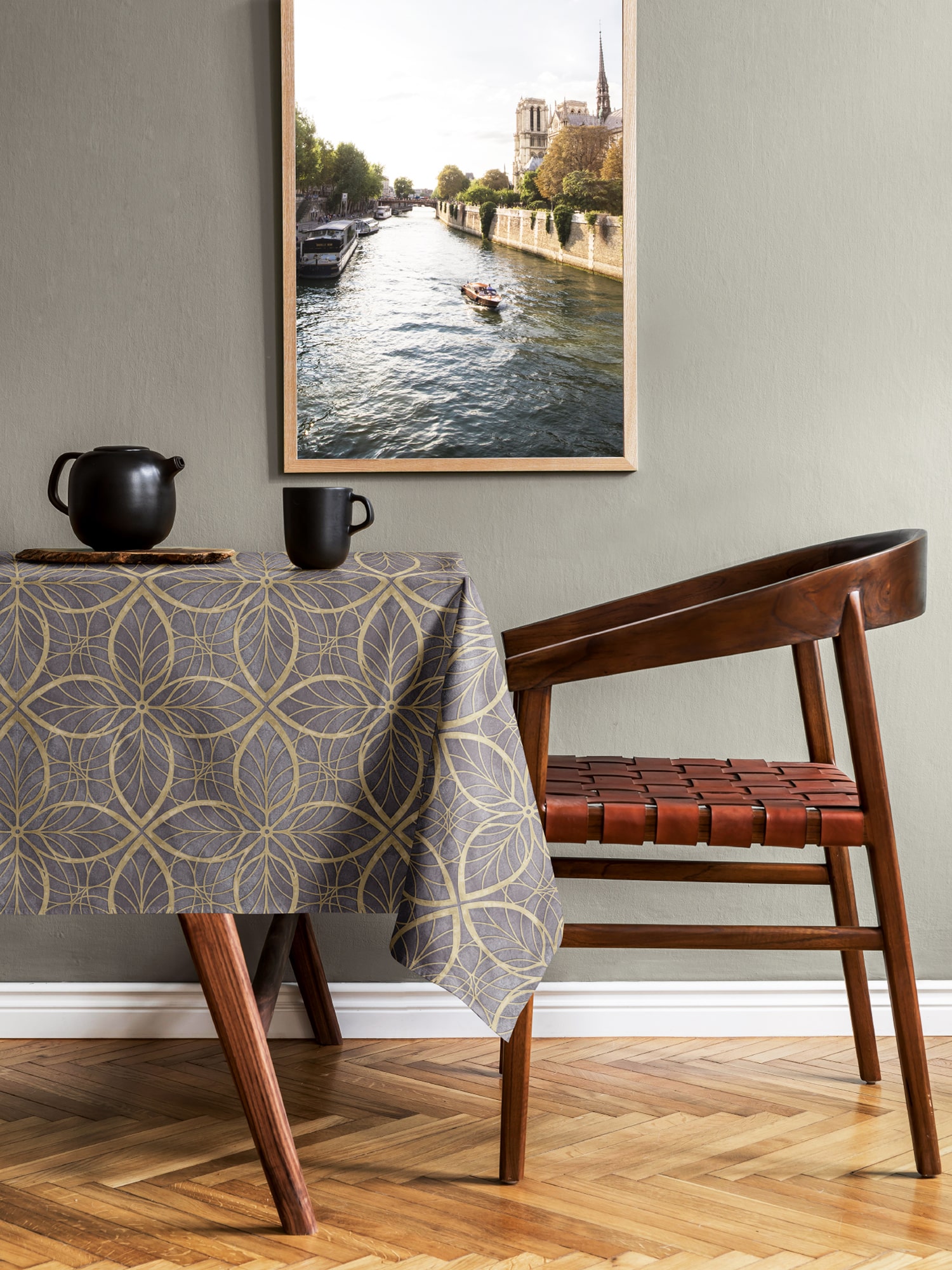 Скатерть рогожка "Notre Dame", Унисон 0