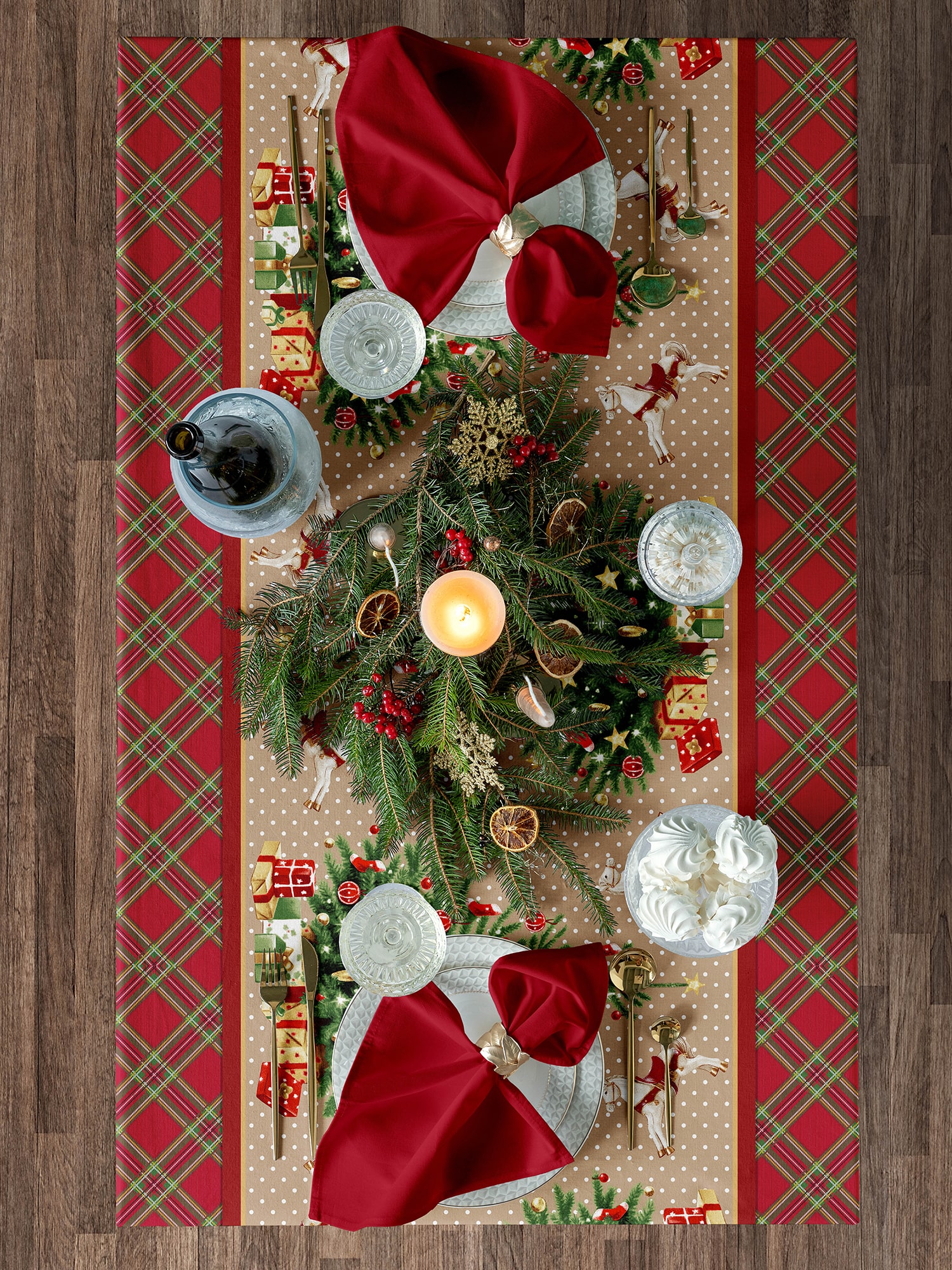 Скатерть-дорожка Mia Cara Альпийская сказка 1