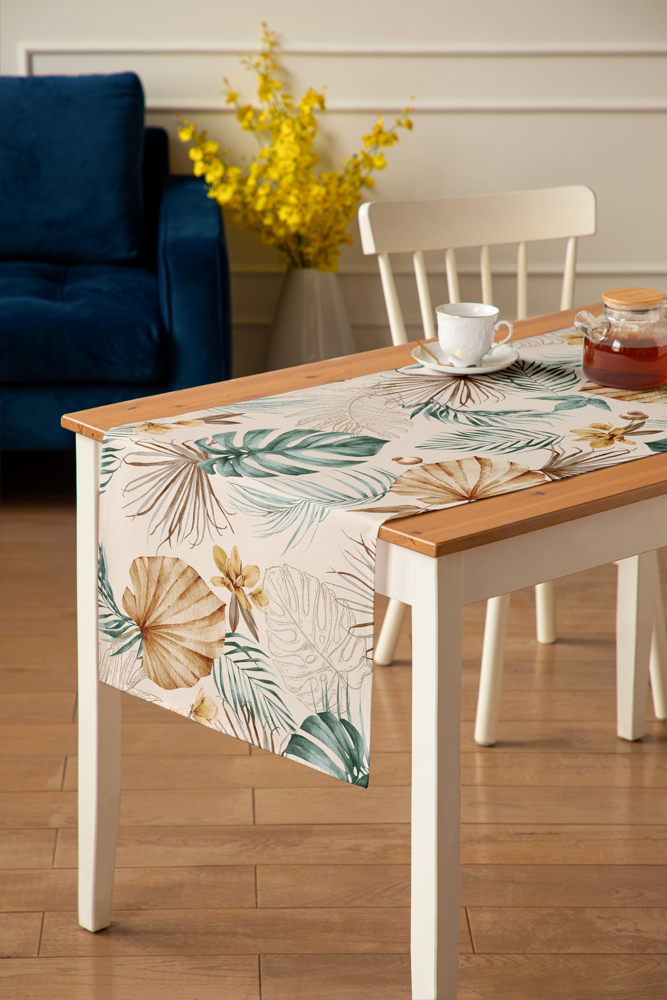 Скатерть-дорожка Mia Cara Тропическая пальма 1