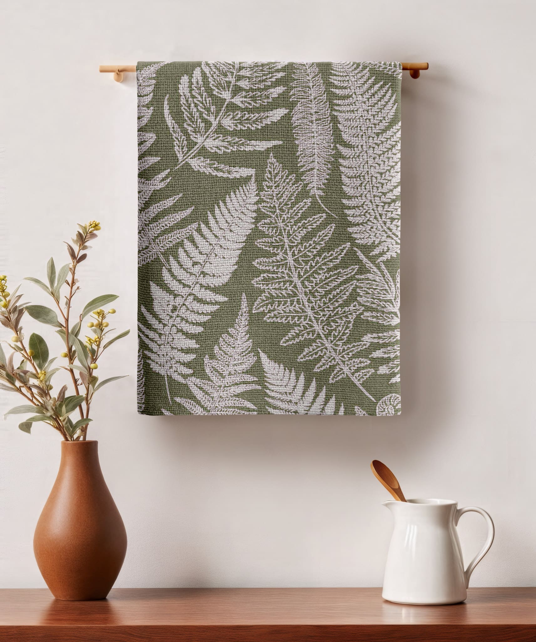 Комплект полотенец Mia Cara Листья папоротника 2