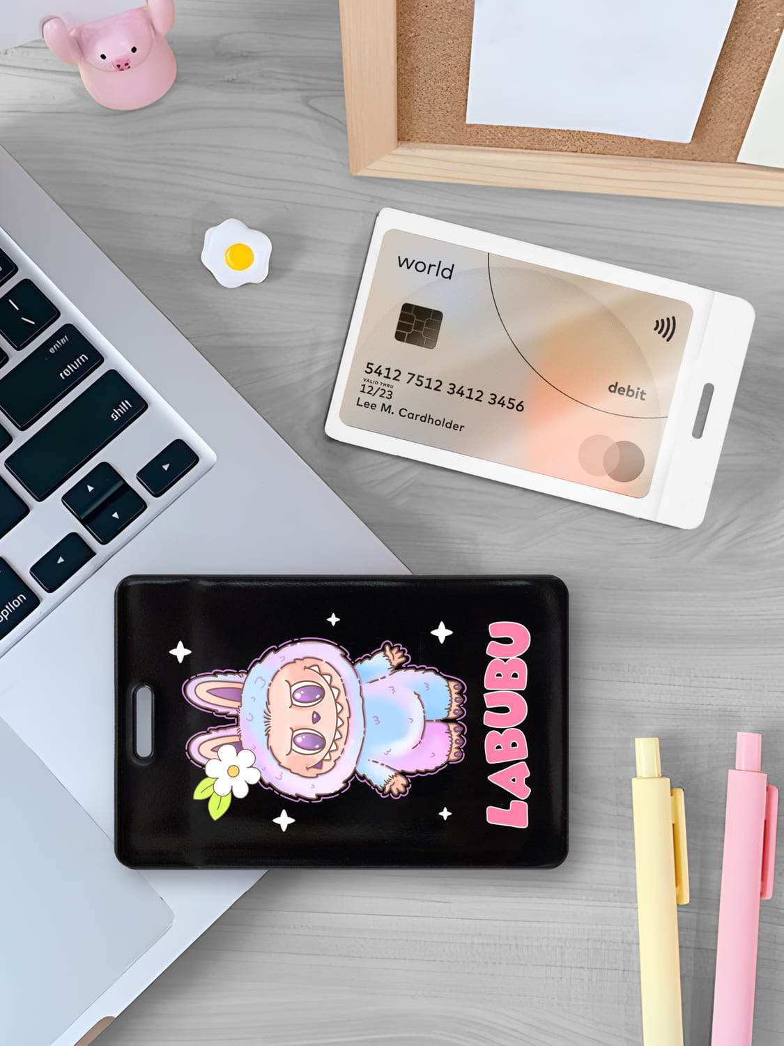 Чехол для карт Crazy Getup Лабубу 1