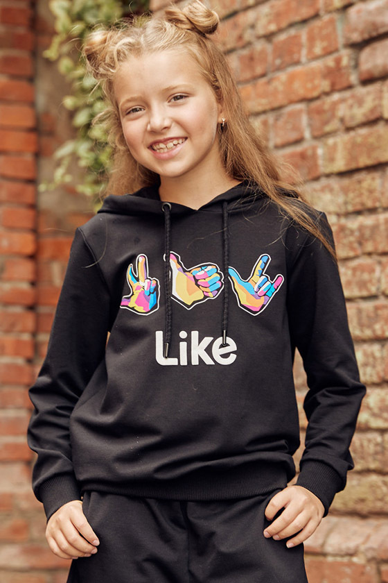 

Худи "Like4Like", Черный