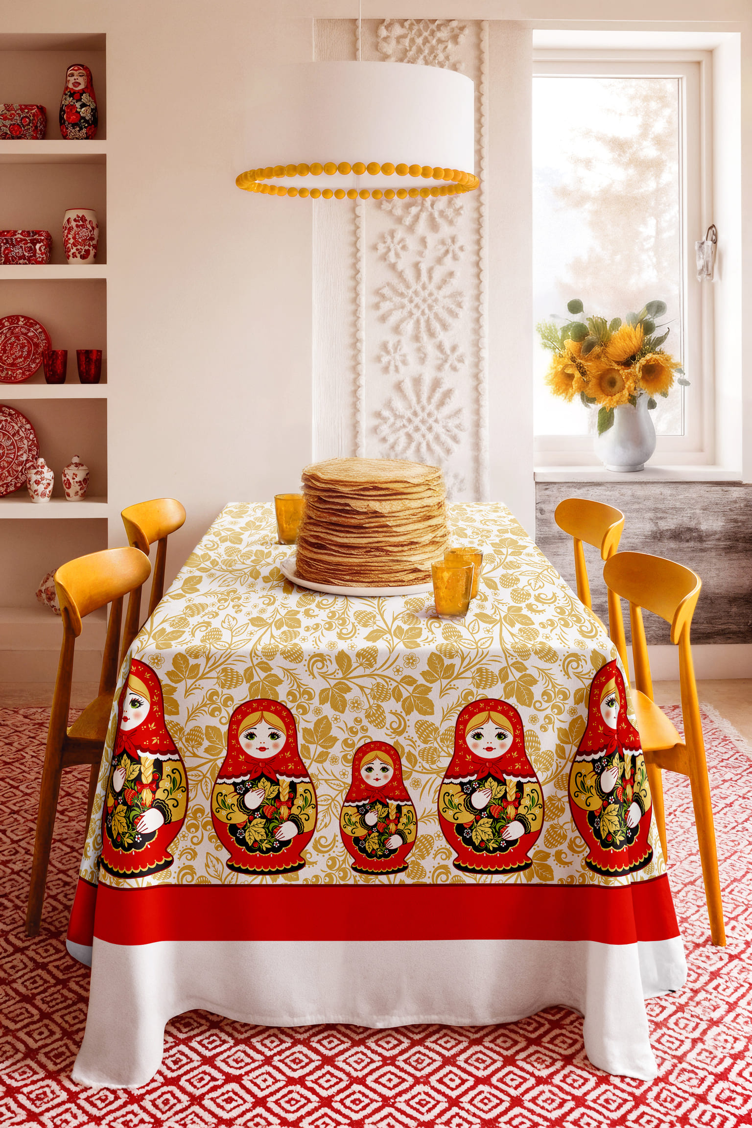 Скатерть Унисон Матрешка 0