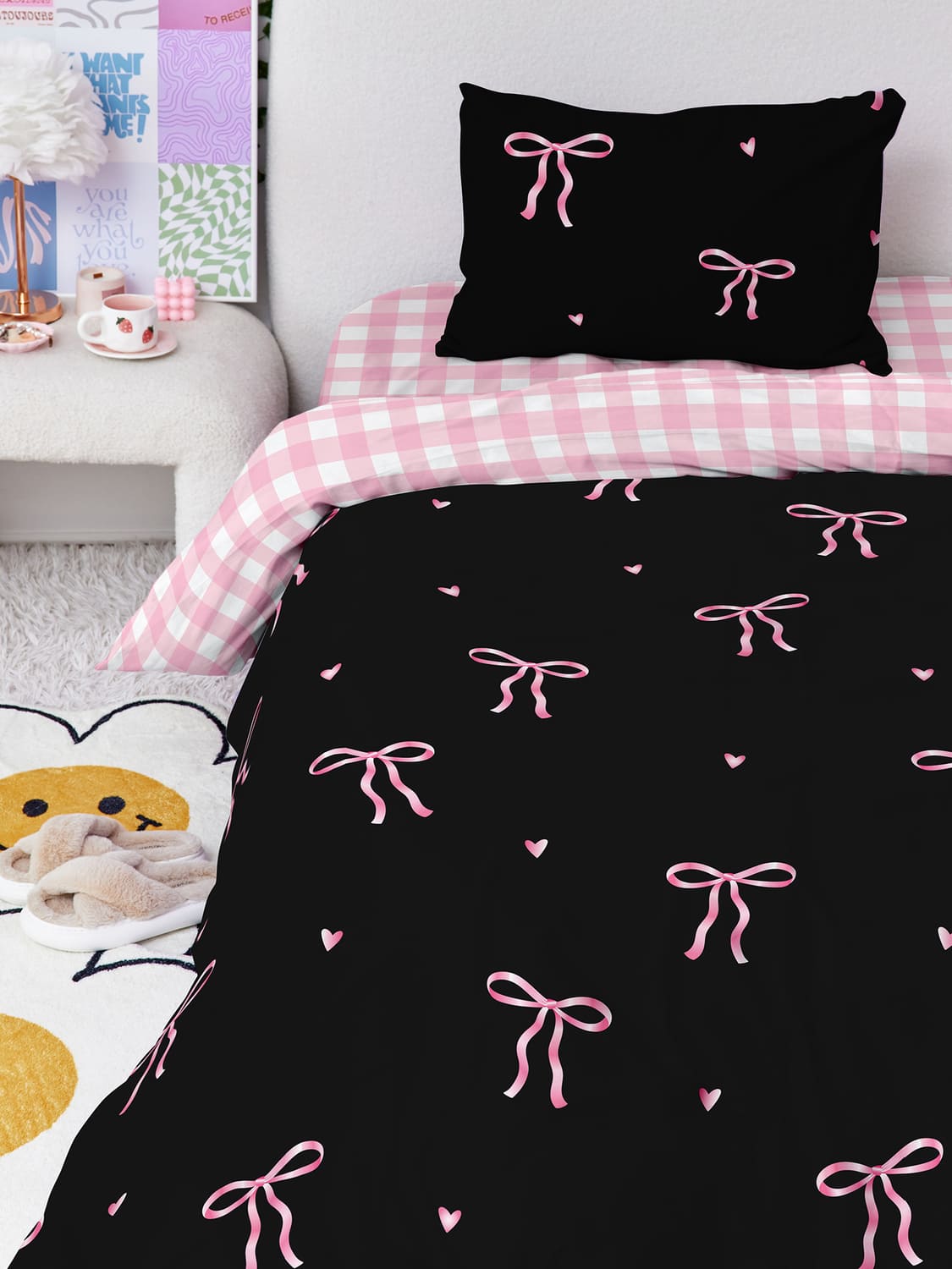 Постельное бельё Crazy Getup Розовые бантики 2