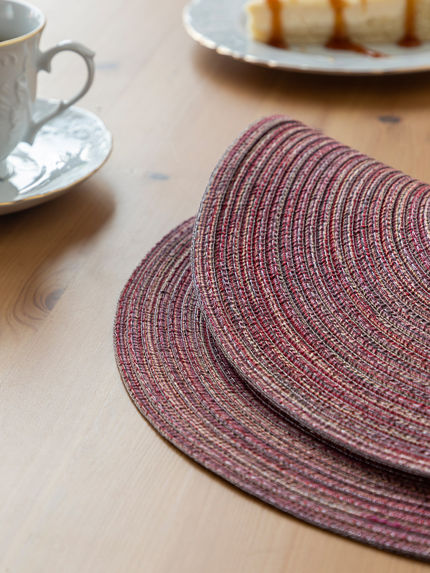 Комплект плейсматов "Mia Cara" red D38 (4 шт.) 1