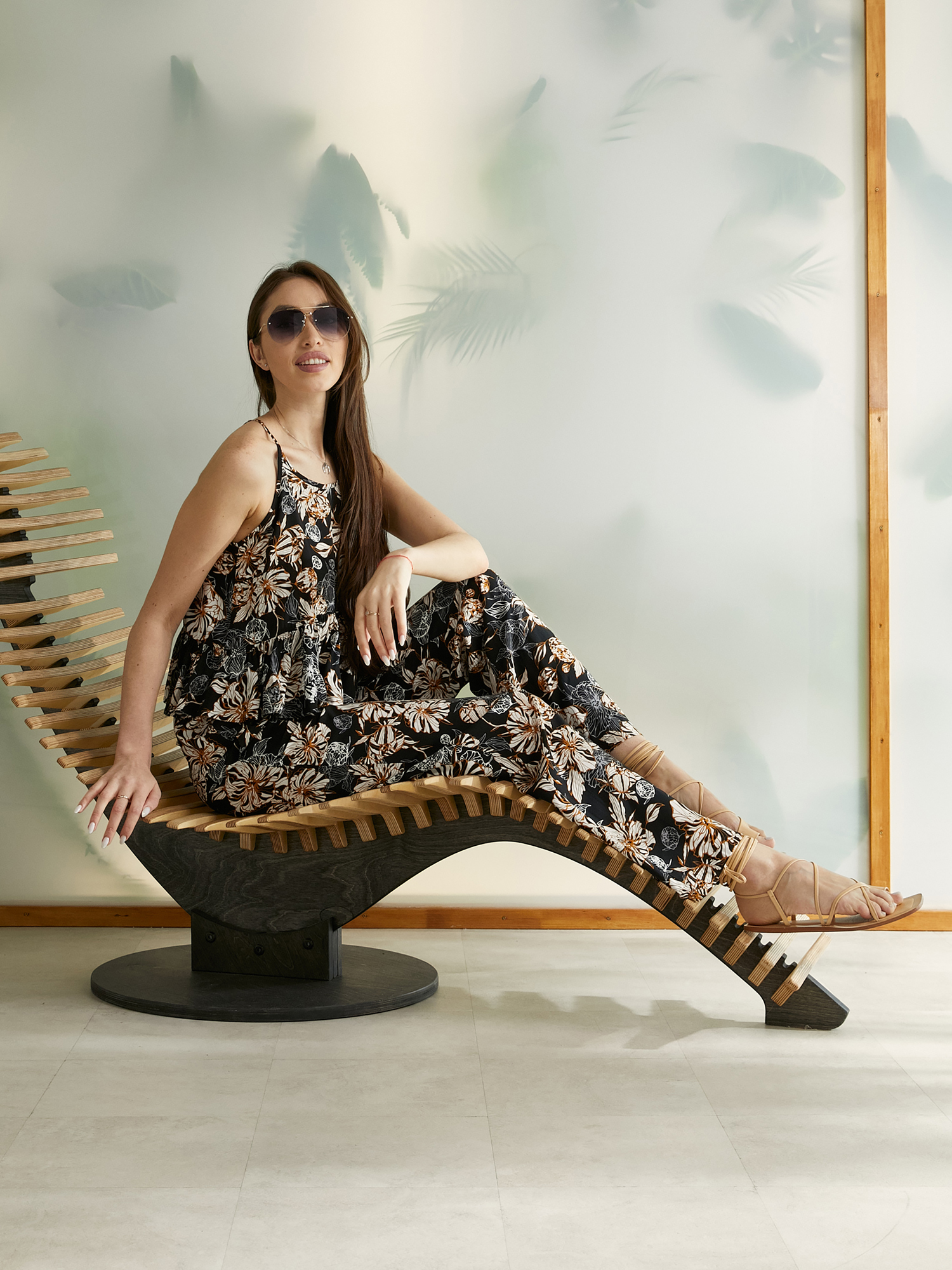 Комплект Mademoiselle Juju Черный Цветы, Mia Cara 4