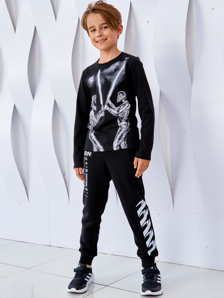 Брюки "CYBER BRO", черный, Juno 4