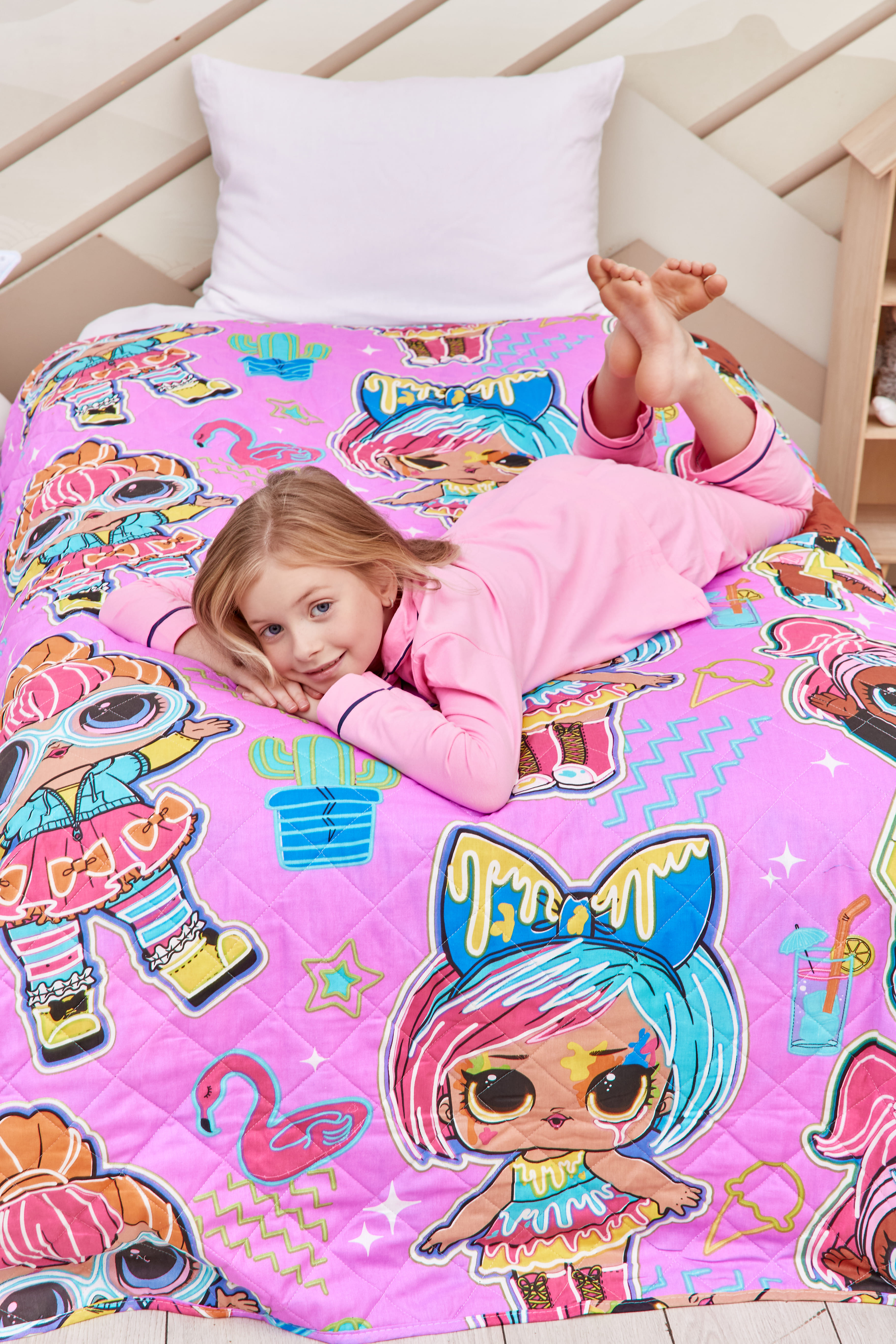 Покрывало стеганое "L.O.L. Surprise" Neon, Непоседа 3