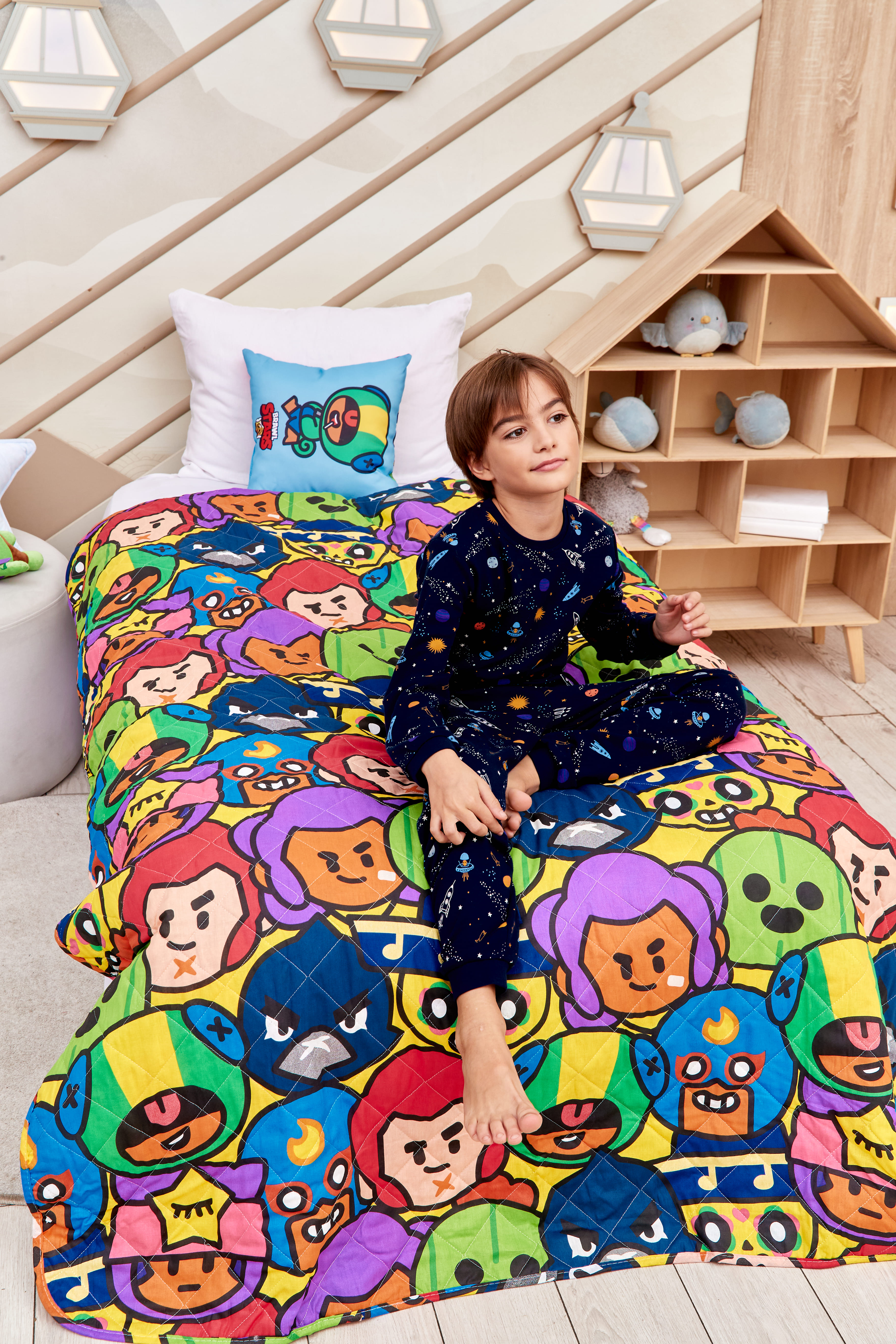 Покрывало стеганое "Brawl Stars", Путь к славе, Непоседа 4