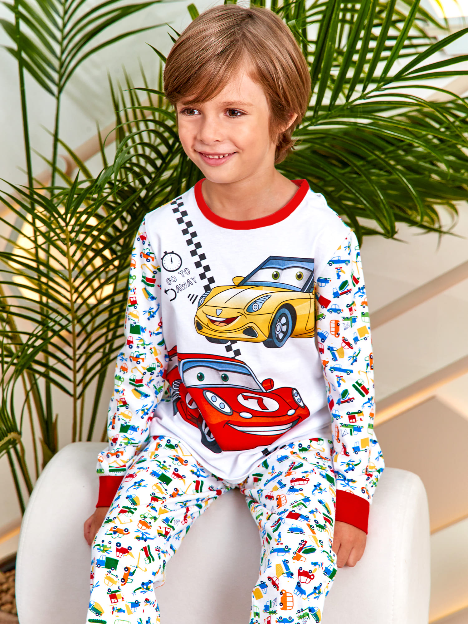 Пижама Juno Машинки 4