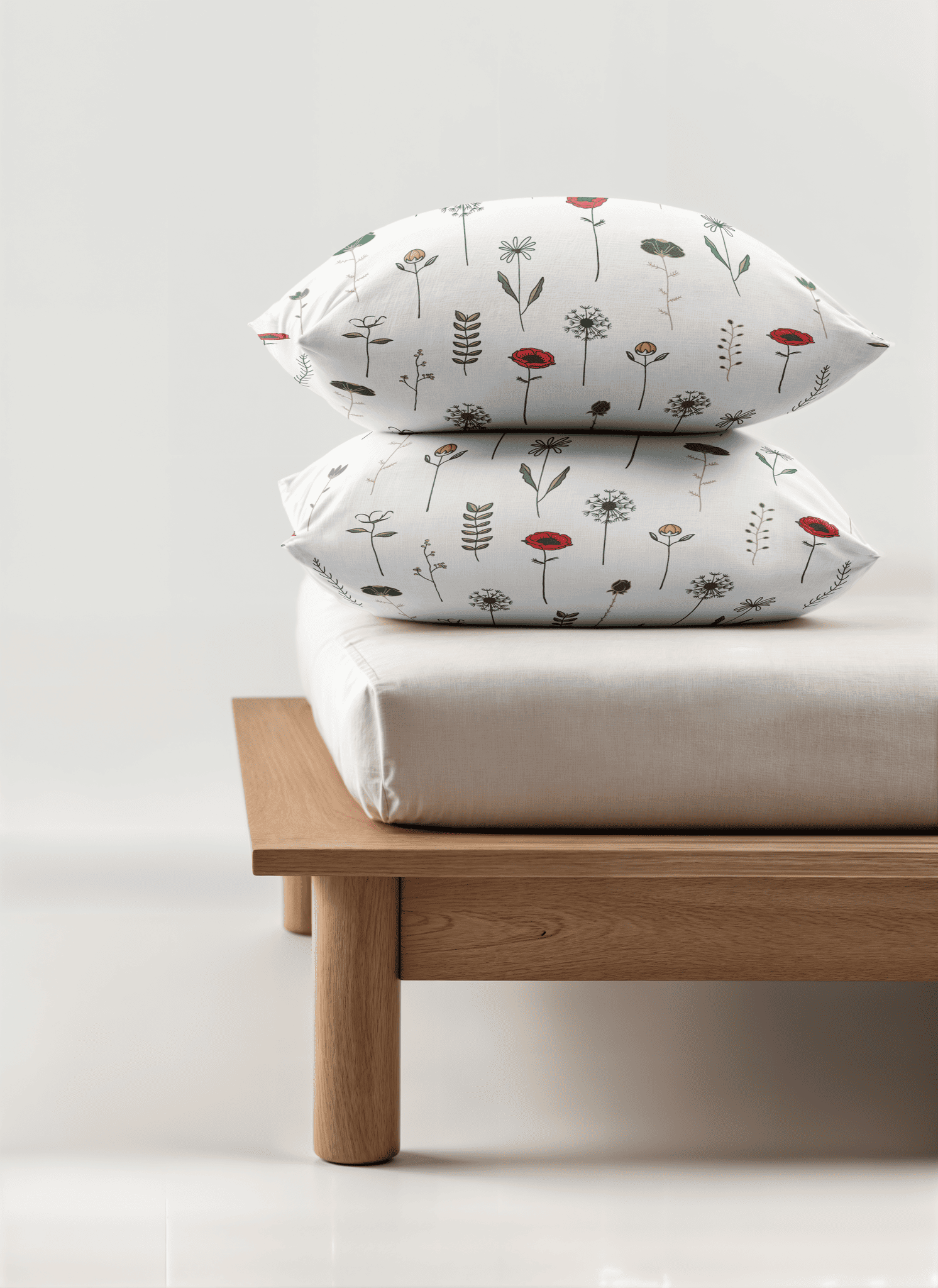 Комплект наволочек Унисон Цветущий Белый 1