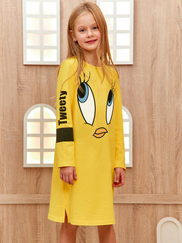 Сорочка Looney Tunes Желтый, Juno 4