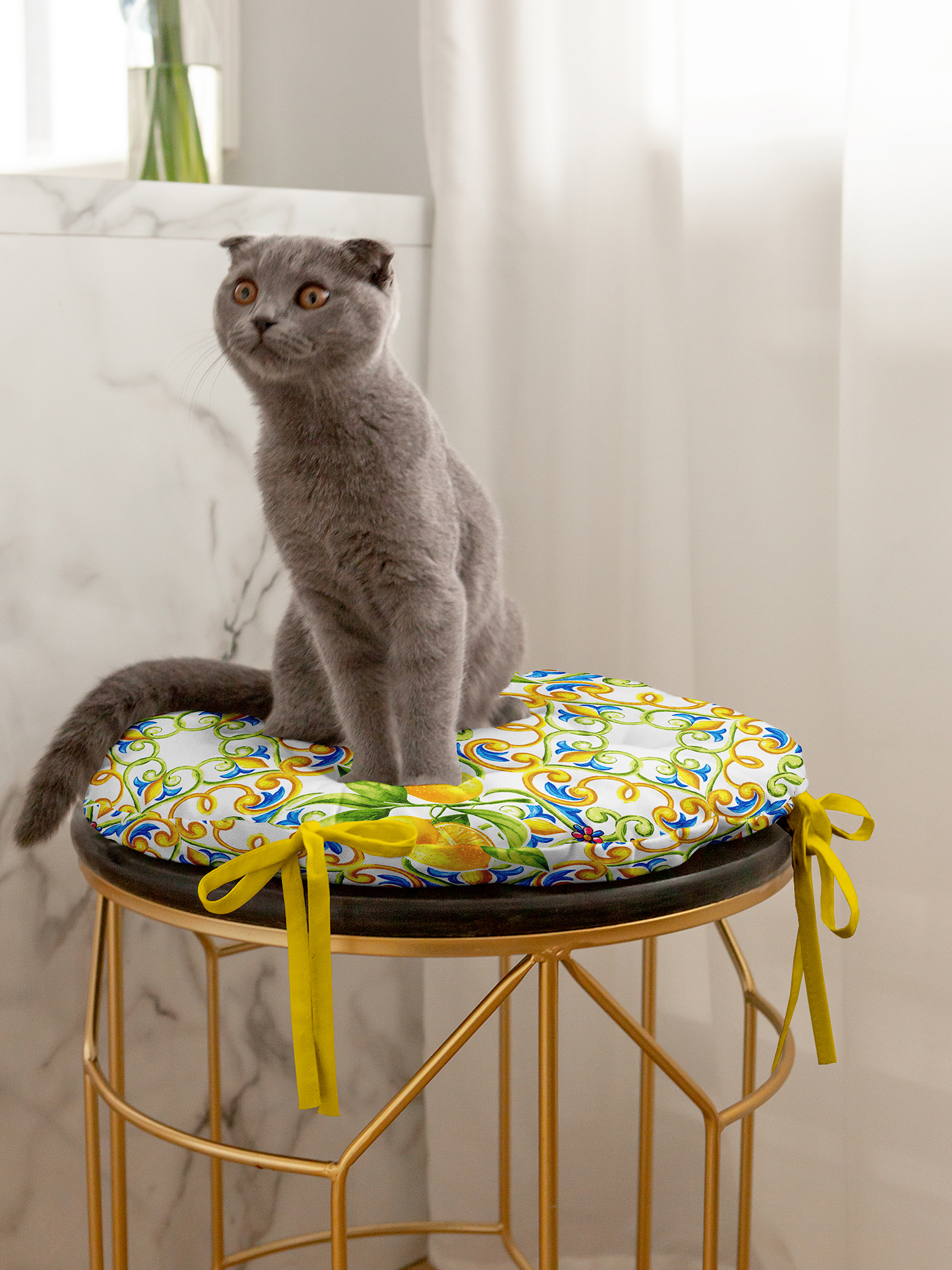 Подушка на стул "Лимонад", Mia Cara 2