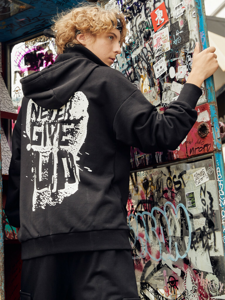 Худи / толстовка с воротником-маской Break the Rules, Juno 1