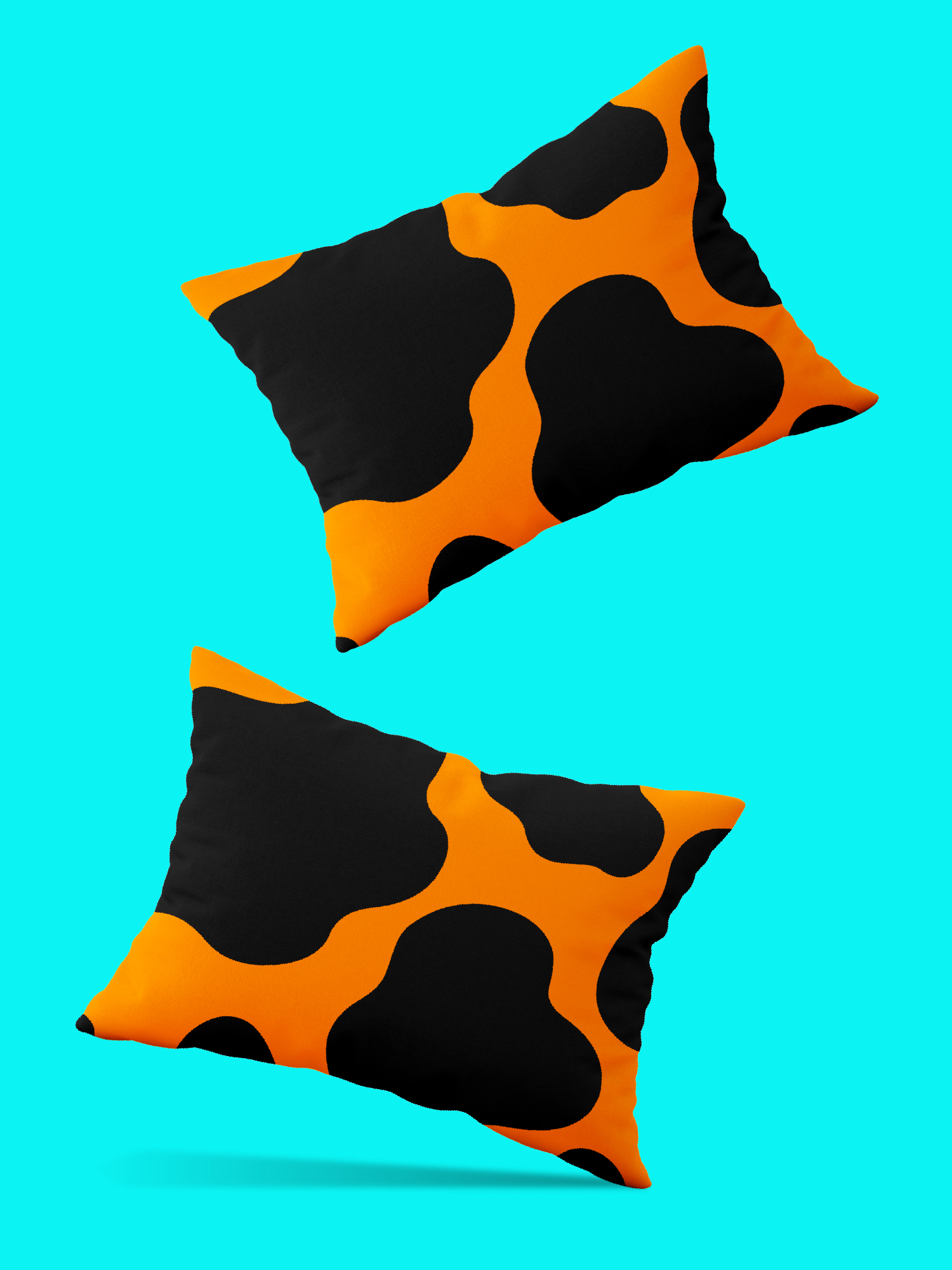 

Комплект наволочек Orange cow, Оранжевый