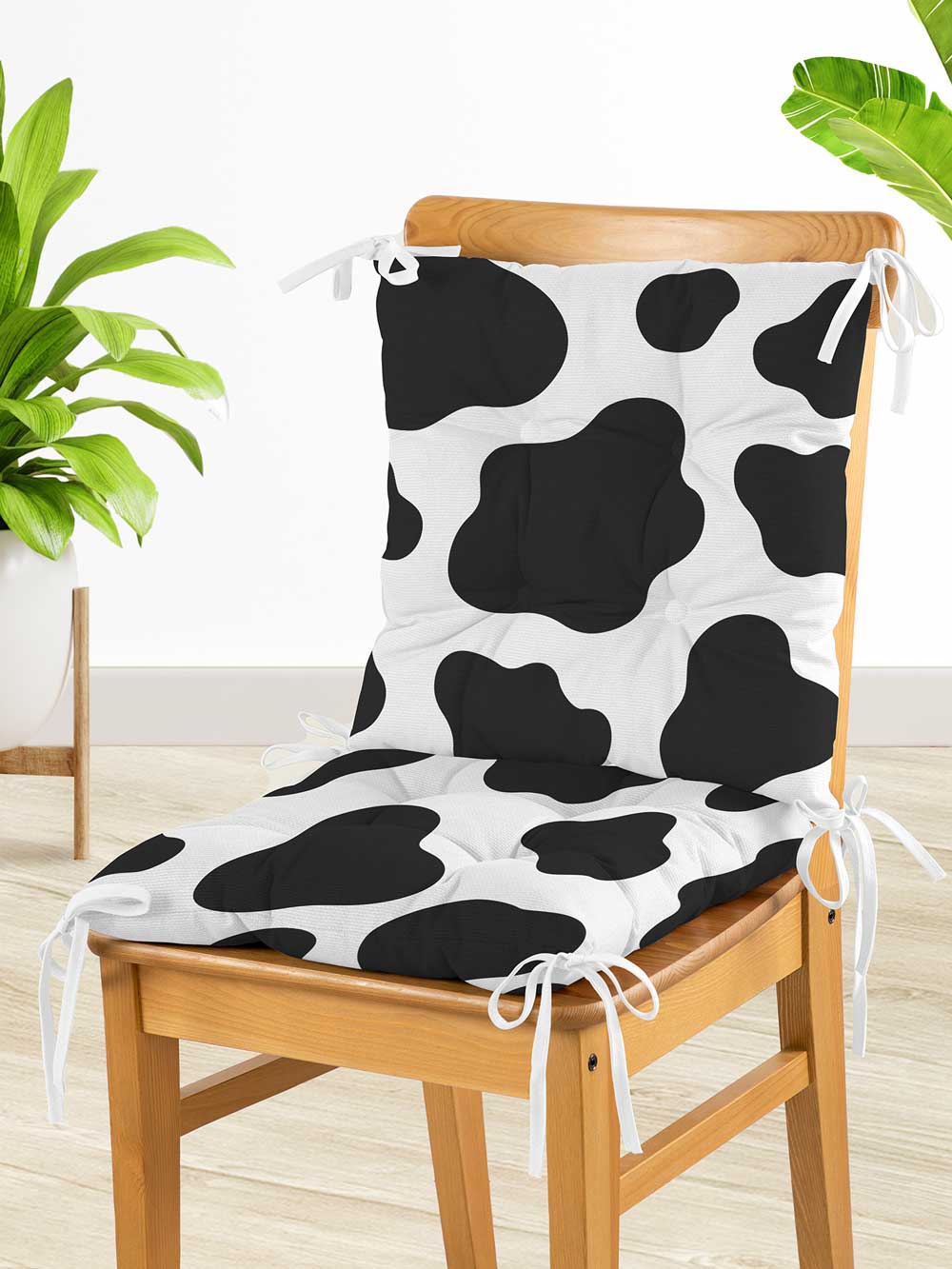

Комплект подушек на стул "Cow", Черный
