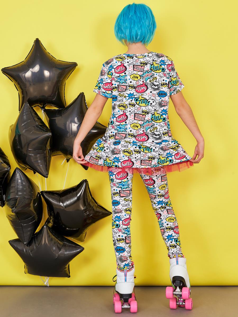 Туника (платье) Big sister Разноцветный Рисунок, Juno 1