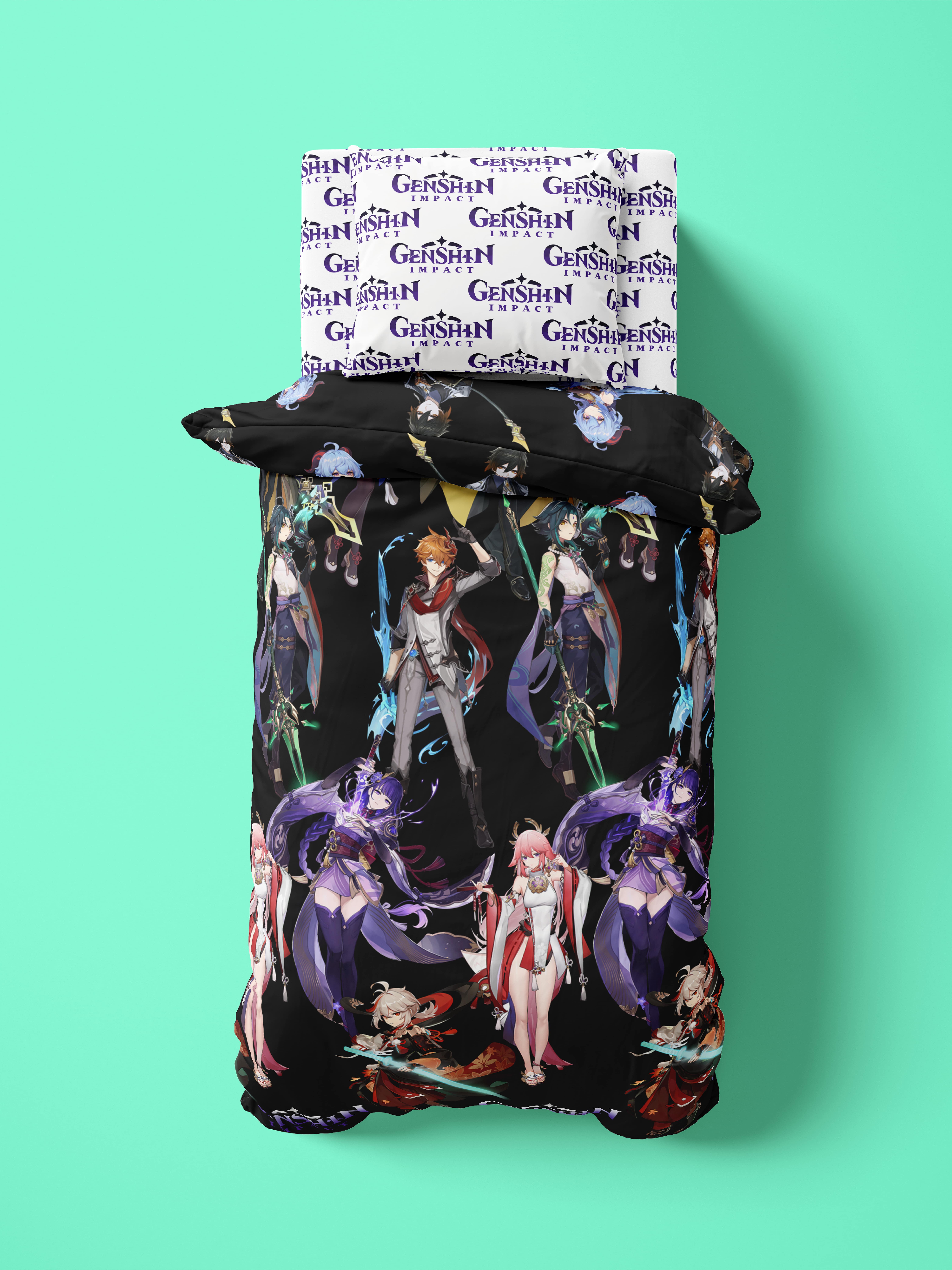 Постельное бельё Crazy Getup Genshin Impact 8