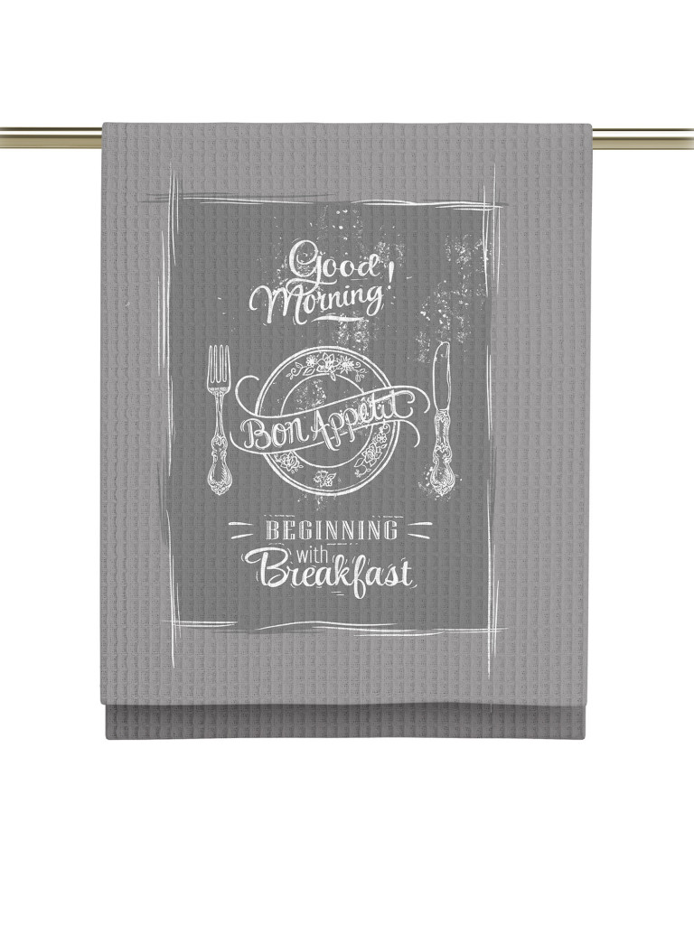 Комплект вафельных полотенец "Loft Café", Унисон 5