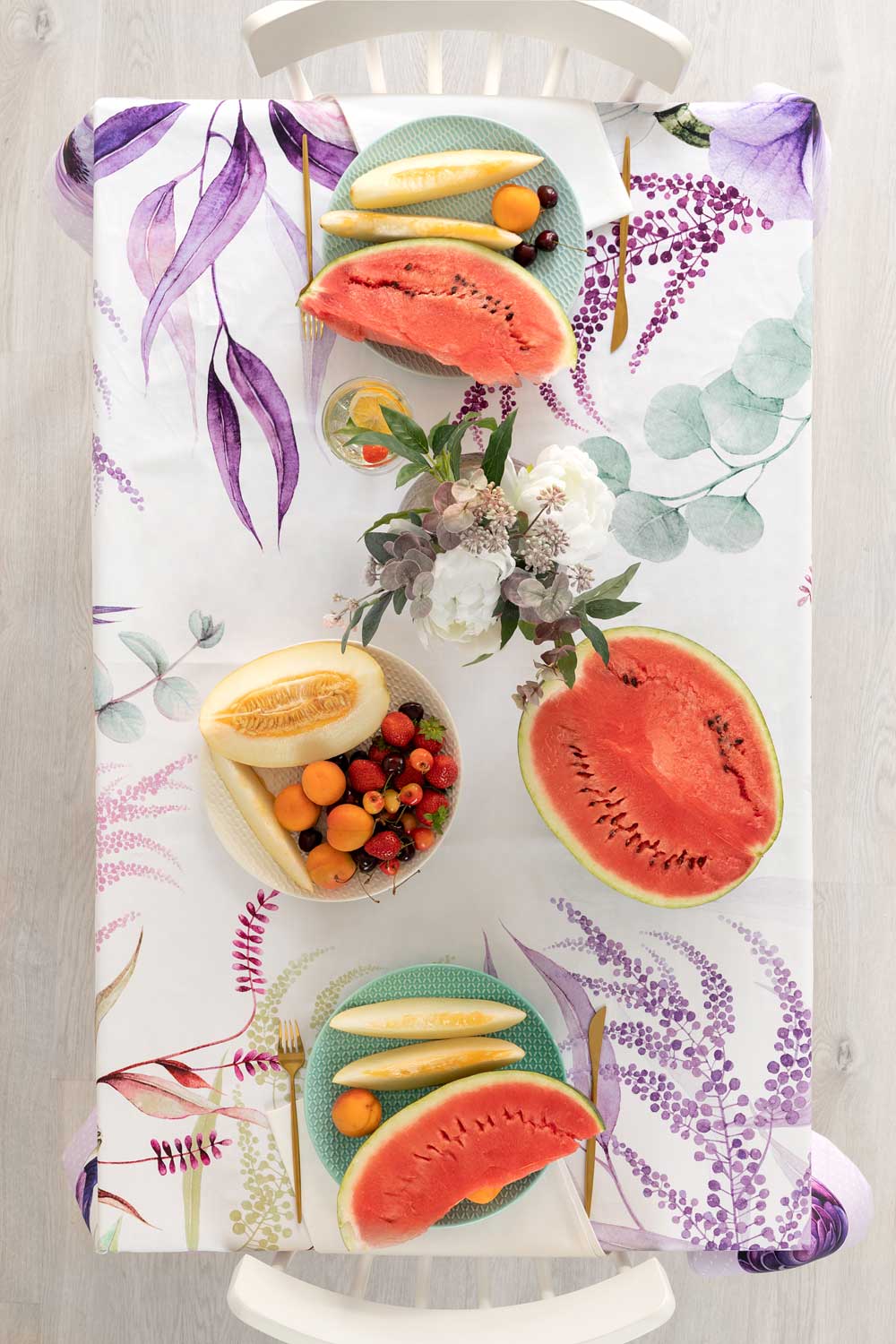 Скатерть рогожка "Виолет", Mia Cara 5