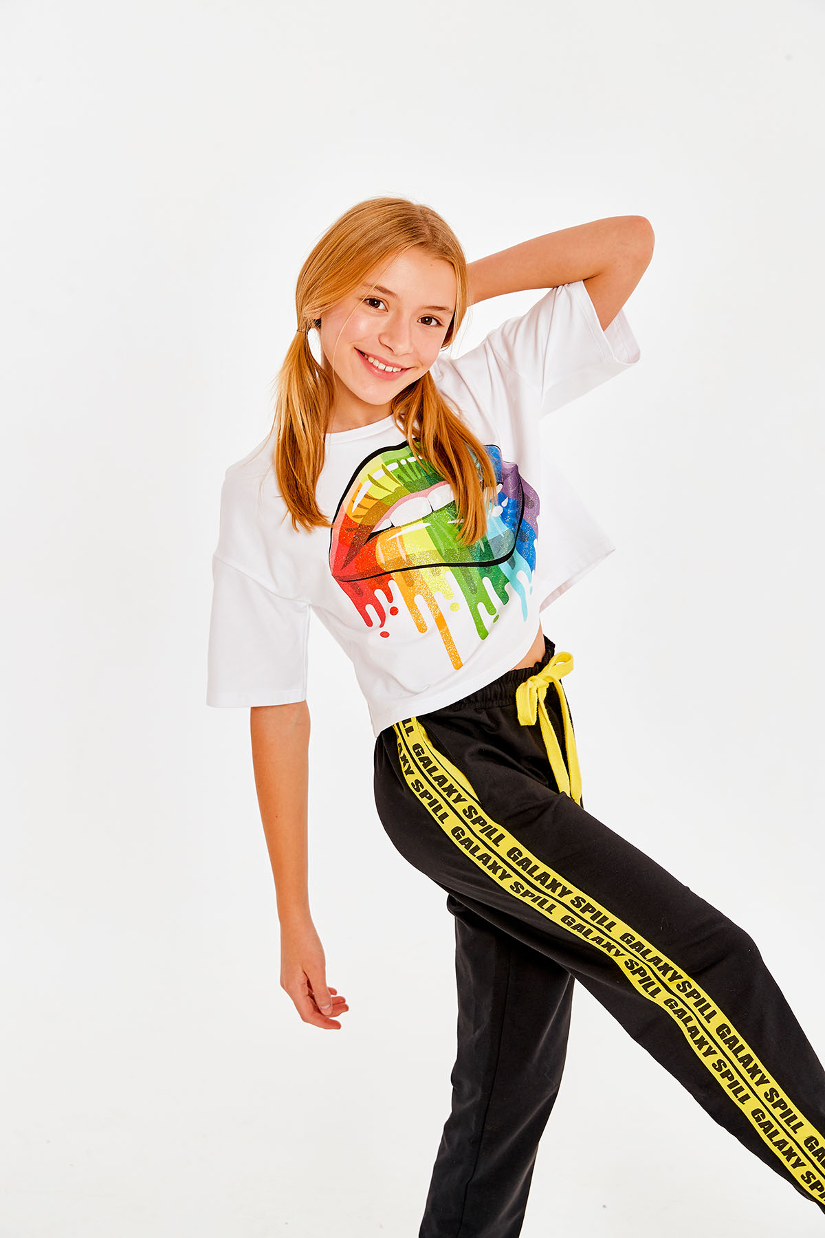 Брюки спортивные с лампасами "Galaxy Spill", Juno 2