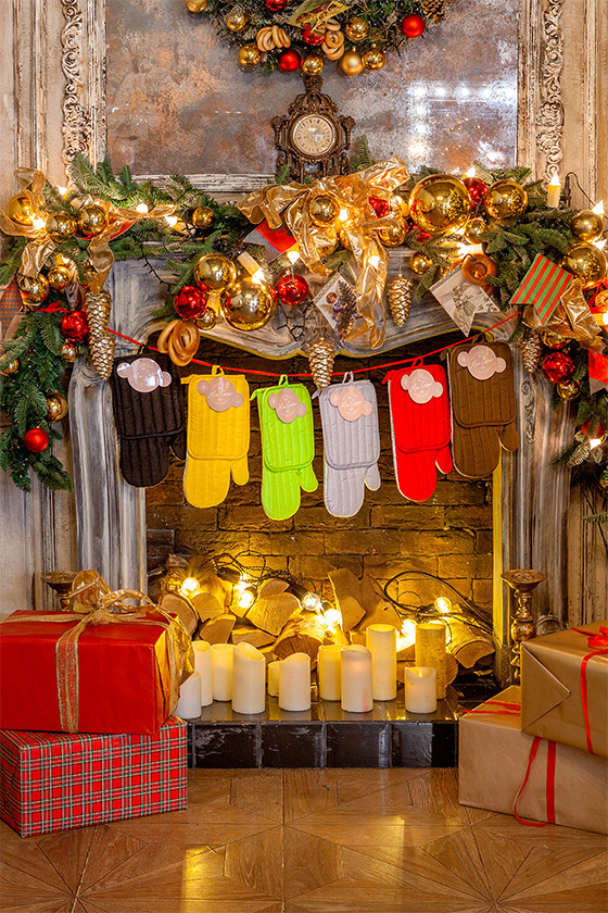 Кухонный набор (прихватка + прихватка-рукавица), Mia Cara 3