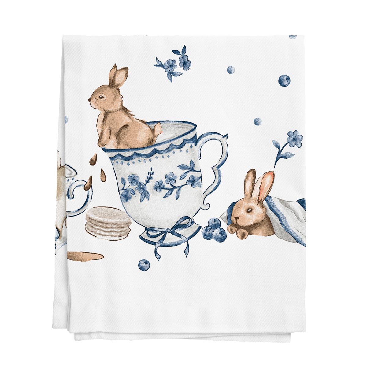 Скатерть рогожка "Зайчики", Mia Cara 2