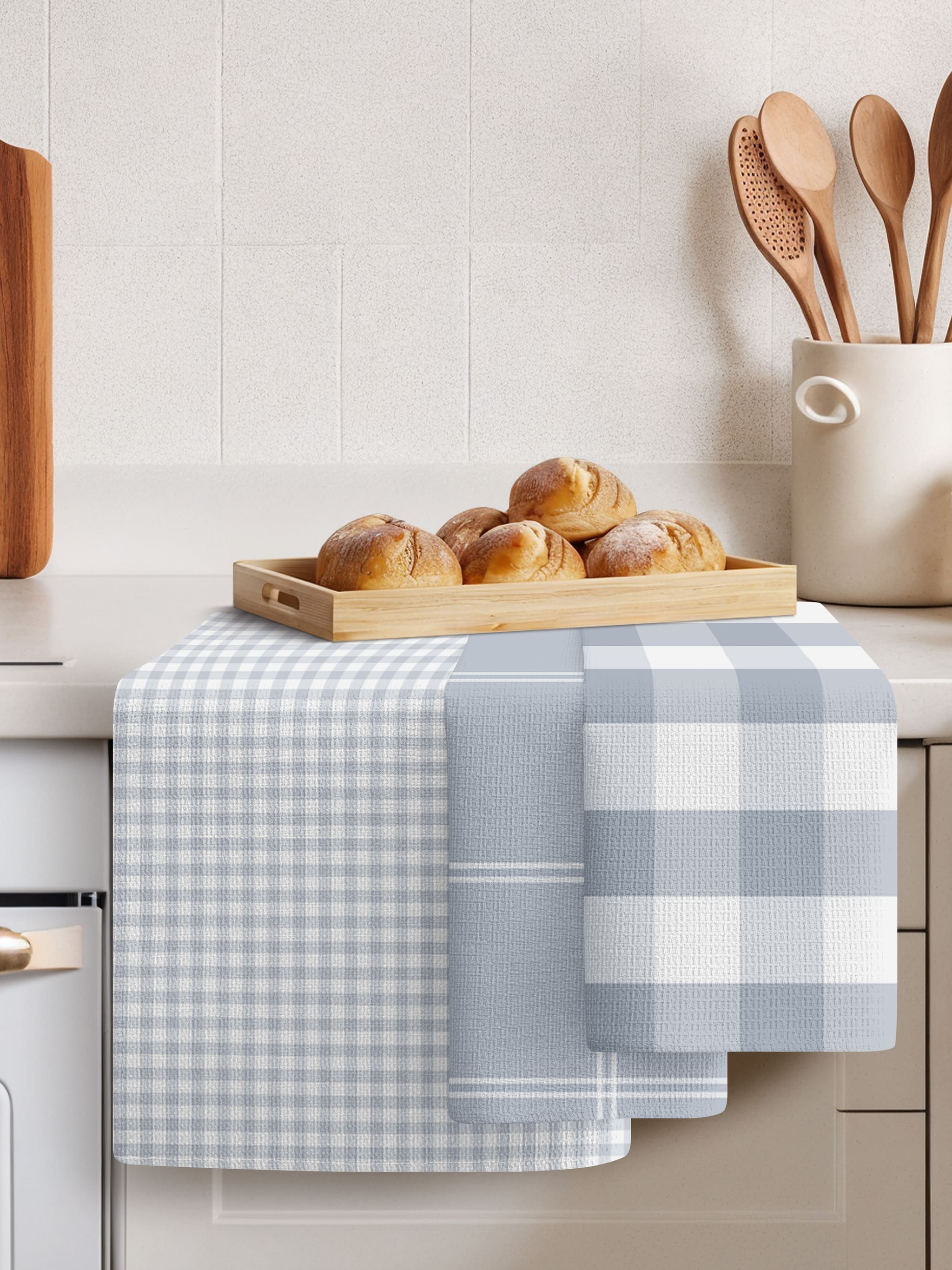 Комплект полотенец Унисон Клетка 4