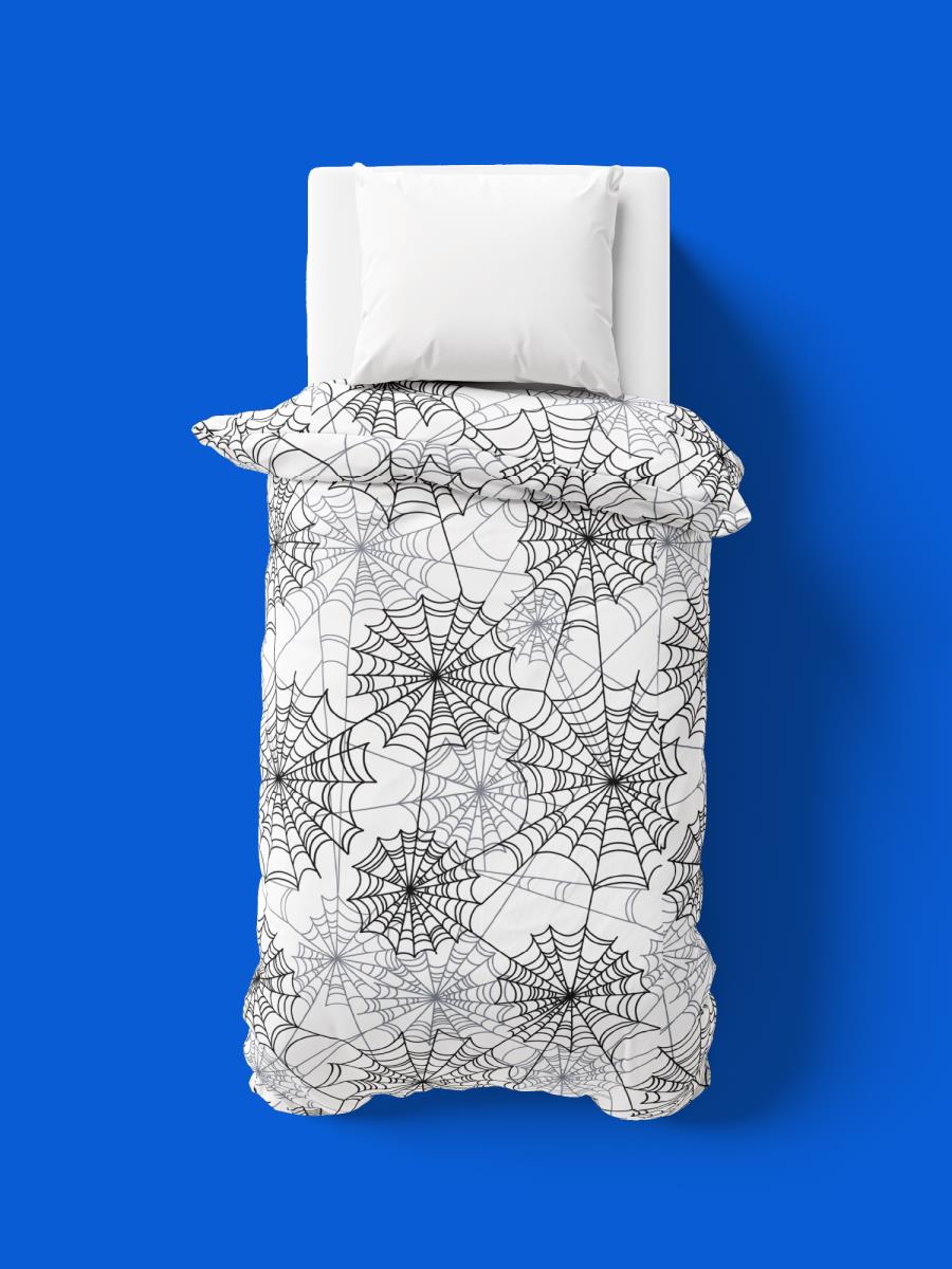 

Пододеяльник Spiderweb white, Белый