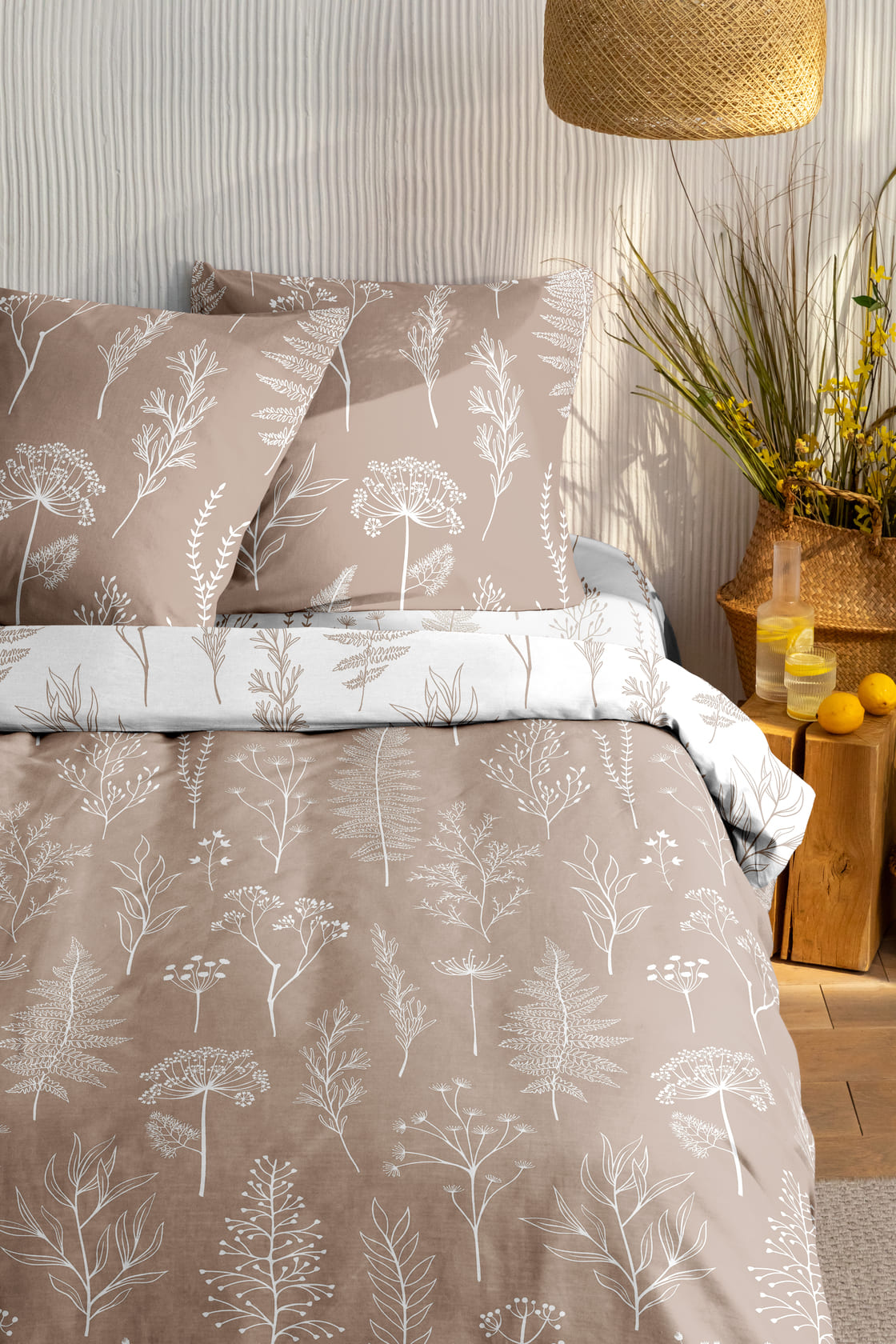 Постельное бельё Унисон Botanical garden Brown 2