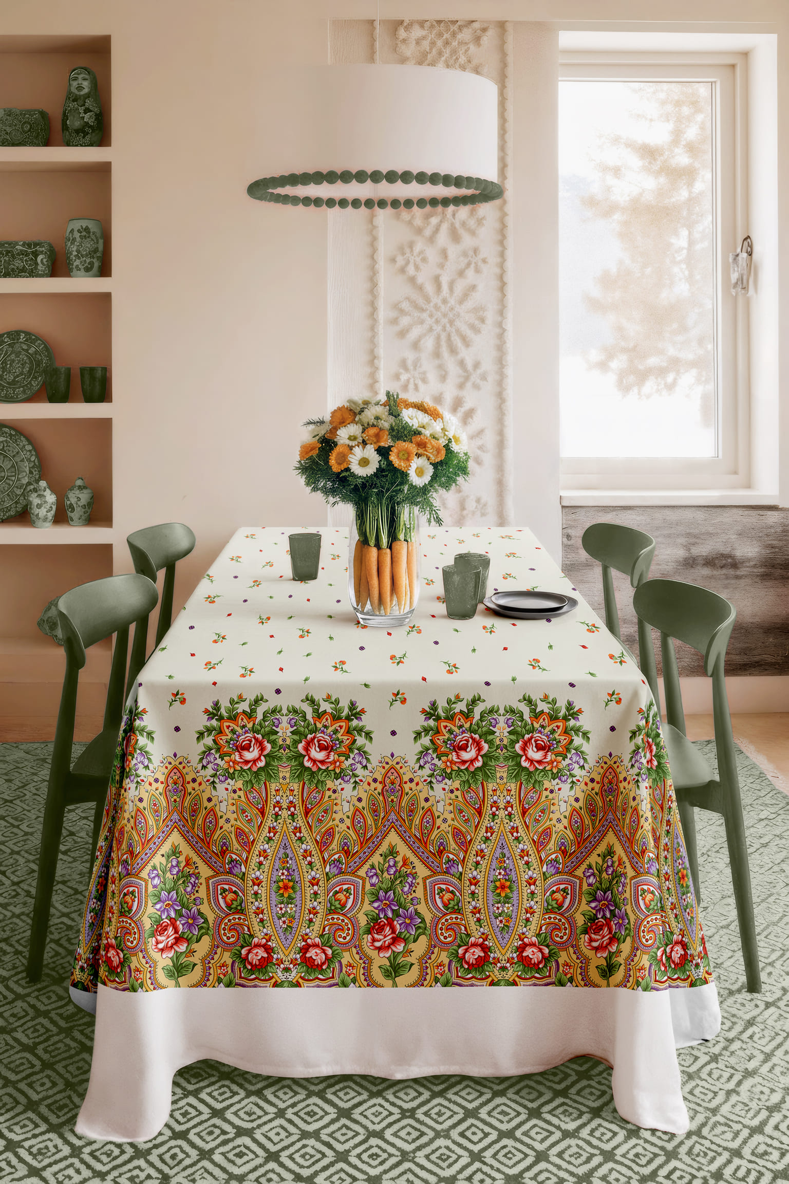 Скатерть Унисон Павлопосадский 0