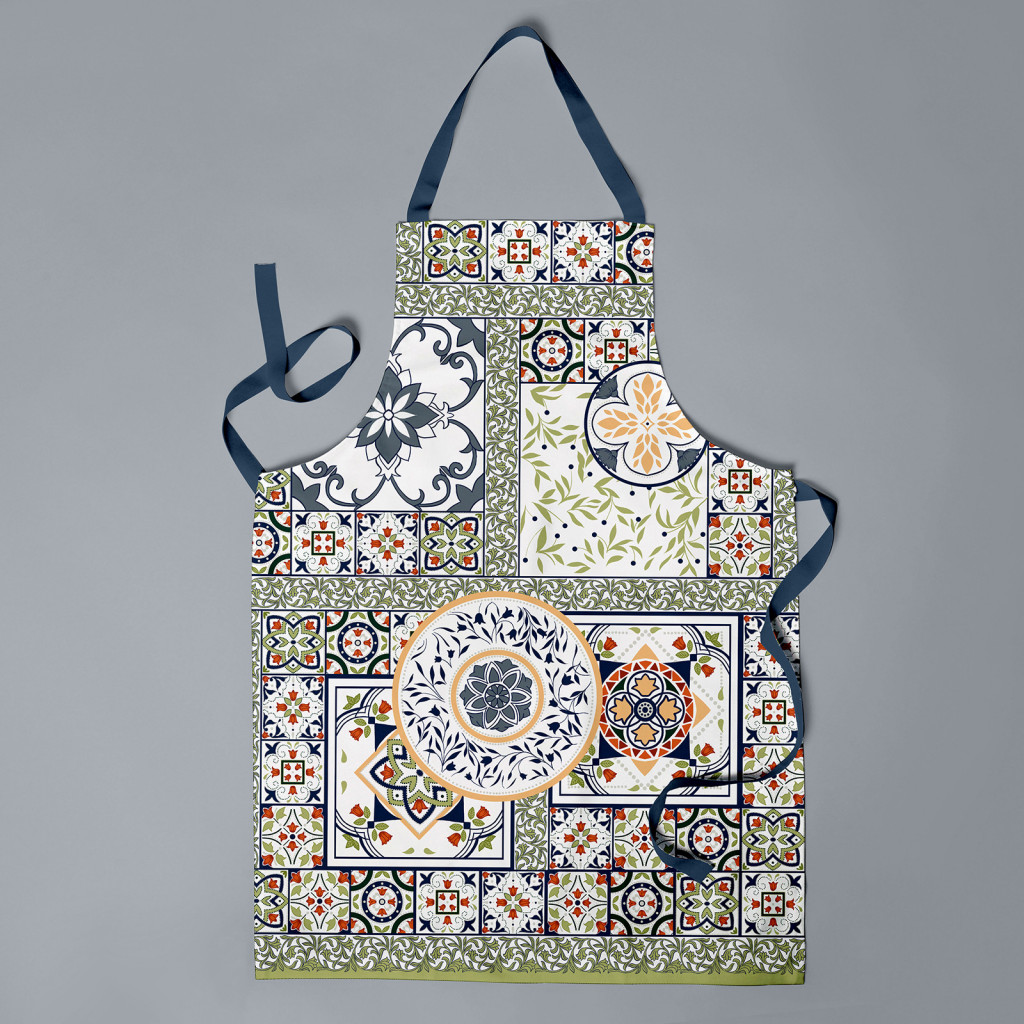 Фартук рогожка "Азулежу", Mia Cara 3