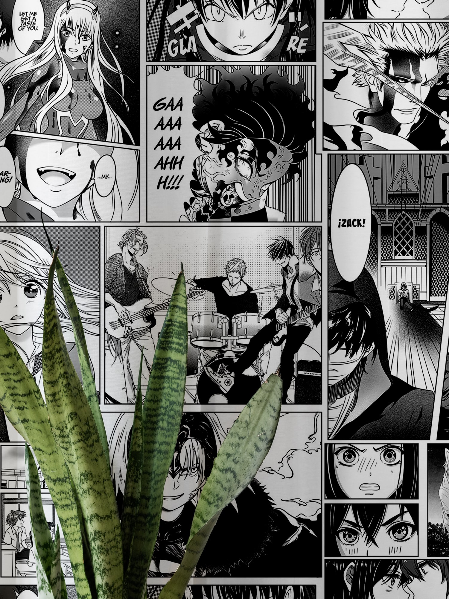 Штора Crazy Getup Manga anime 5
