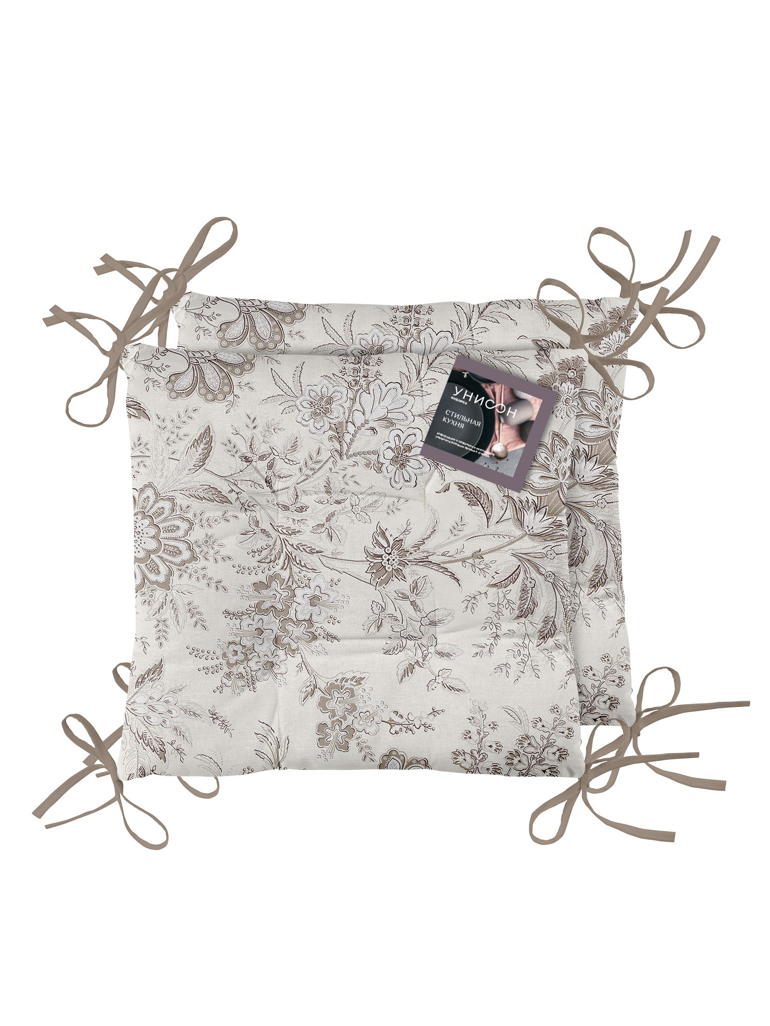 Комплект подушек на стул Унисон Ирландское кружево 3
