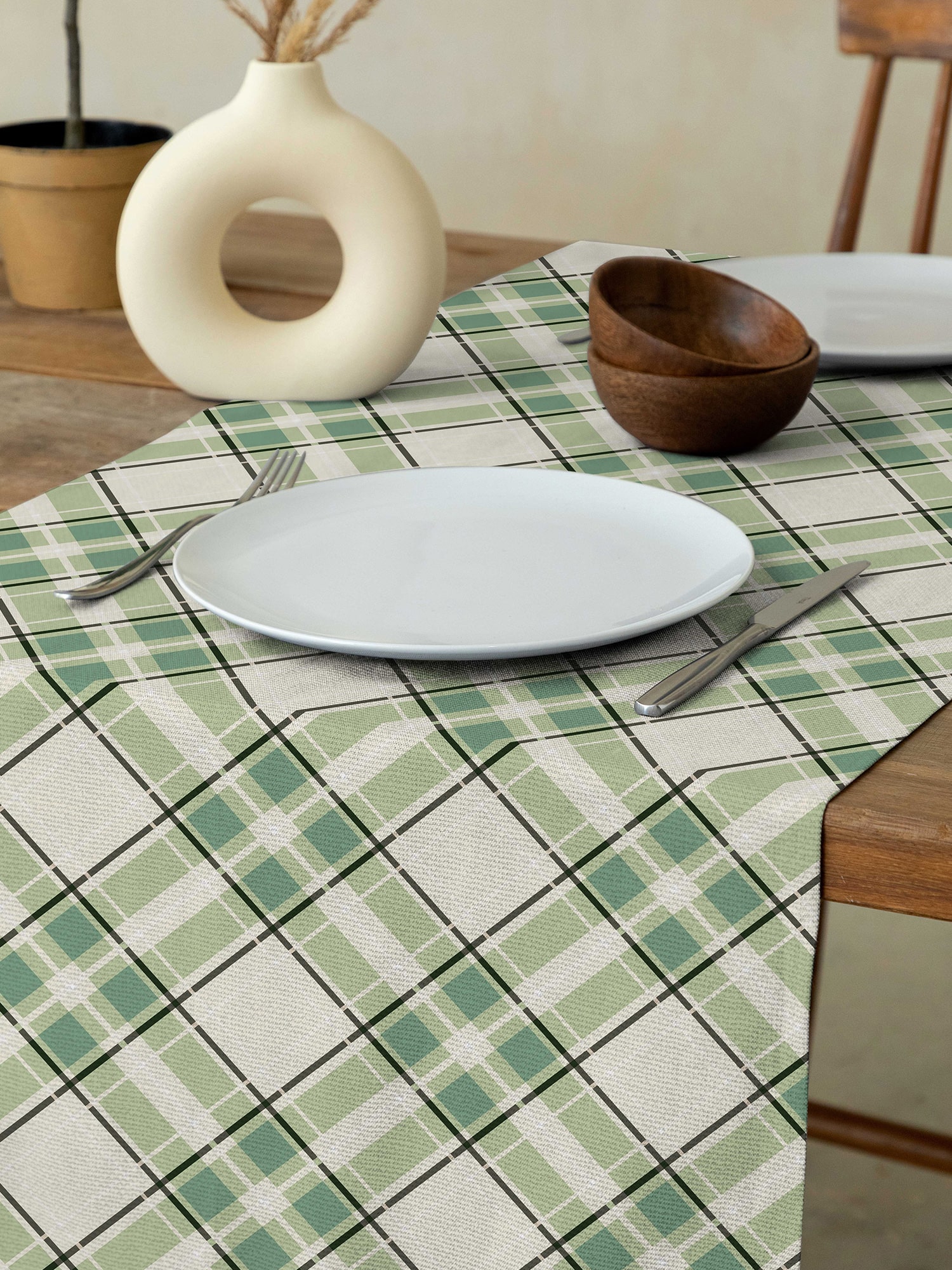 Скатерть-дорожка Унисон Skandi cell 1