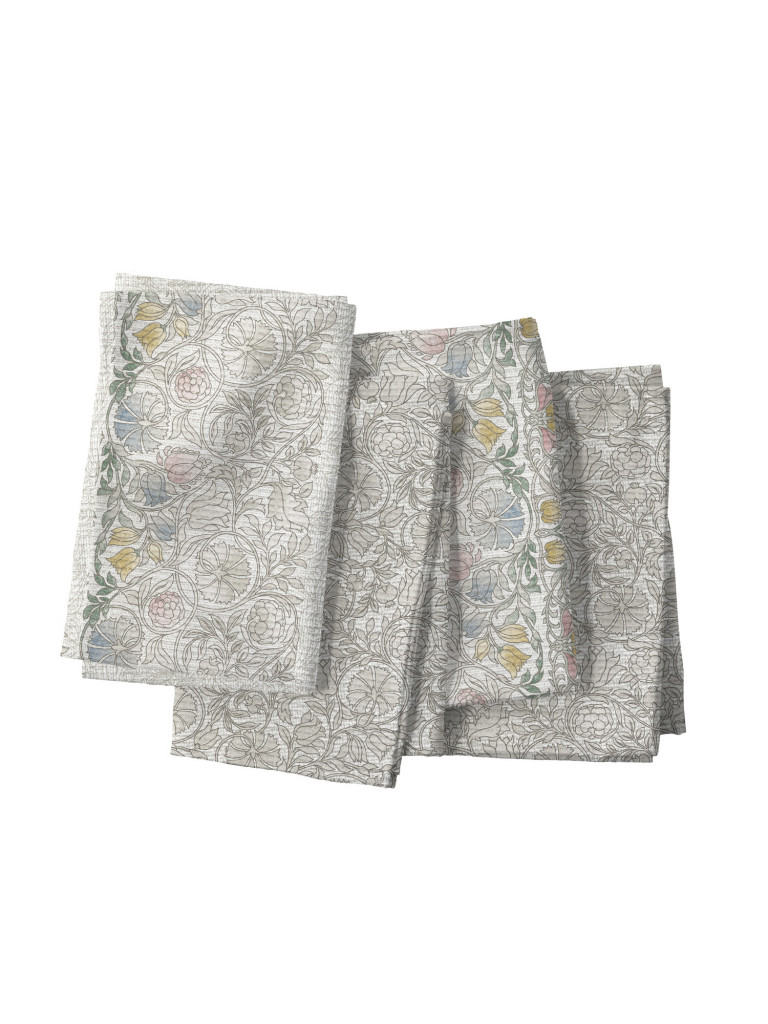 Комплект вафельных полотенец "Linen", Унисон 2